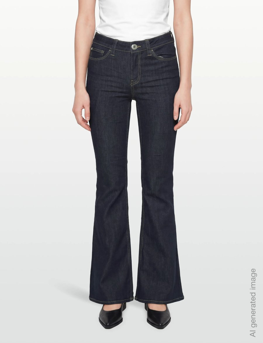 Gina Tricot - Ultra flare jeans - alt laiad teksad - rinse - 3