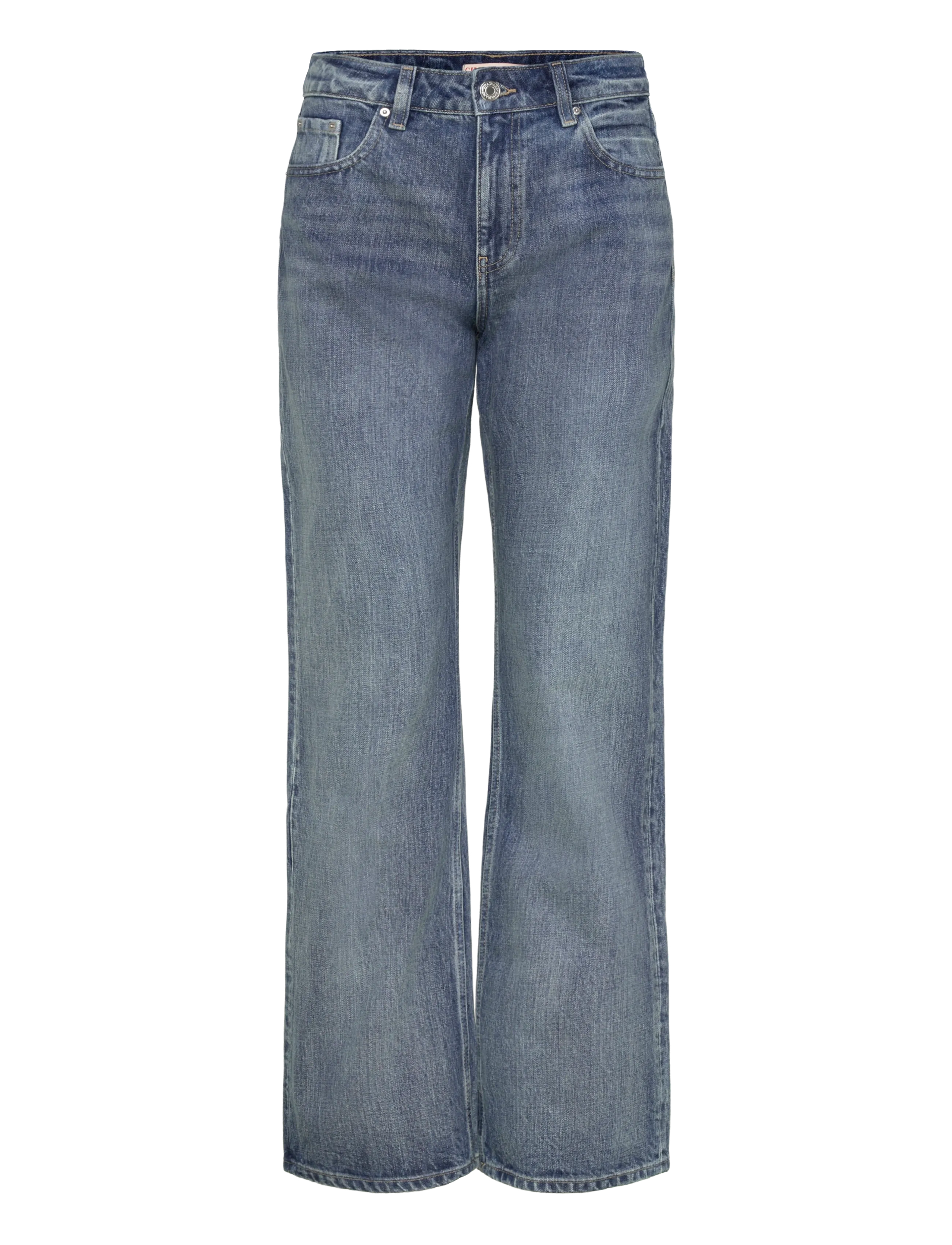 Gina Tricot - Rebel high wide jeans - brede jeans - blue - 1