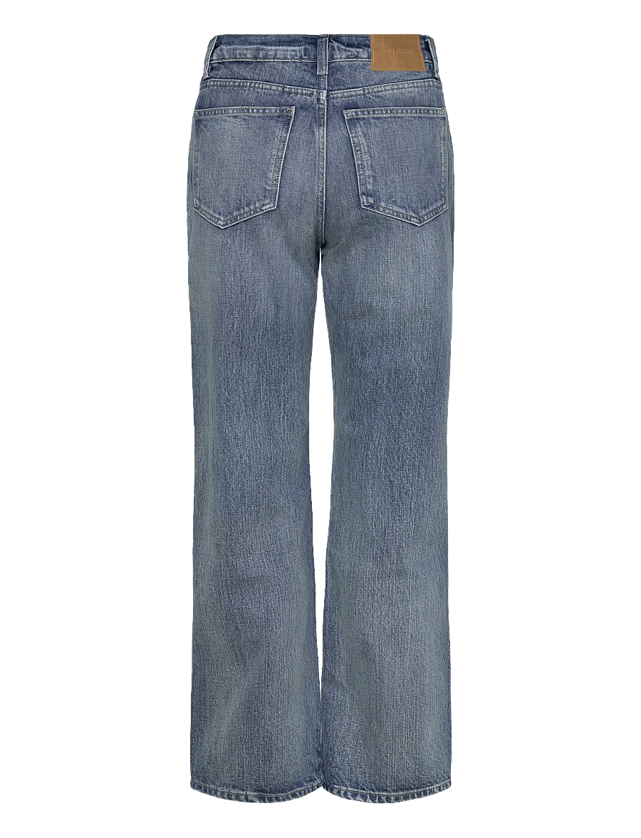 Gina Tricot - Rebel high wide jeans - pantalons larges - blue - 2