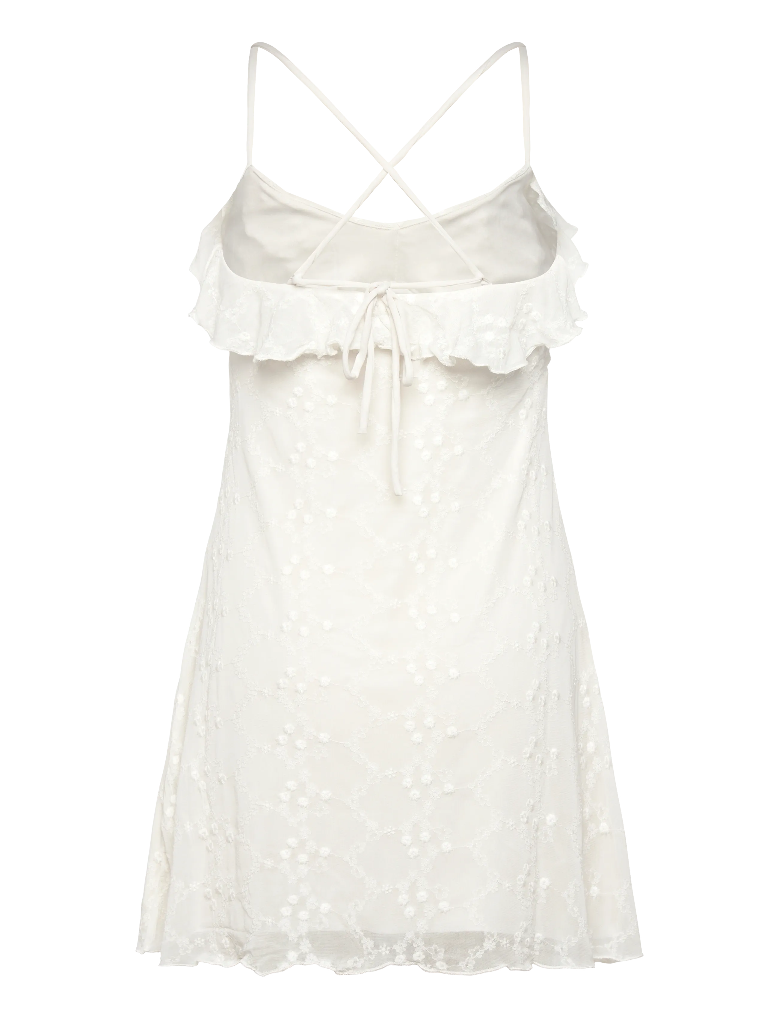 Gina Tricot - Floral mini strap dress - konfirmationstøj - marshmallow (1266) - 1