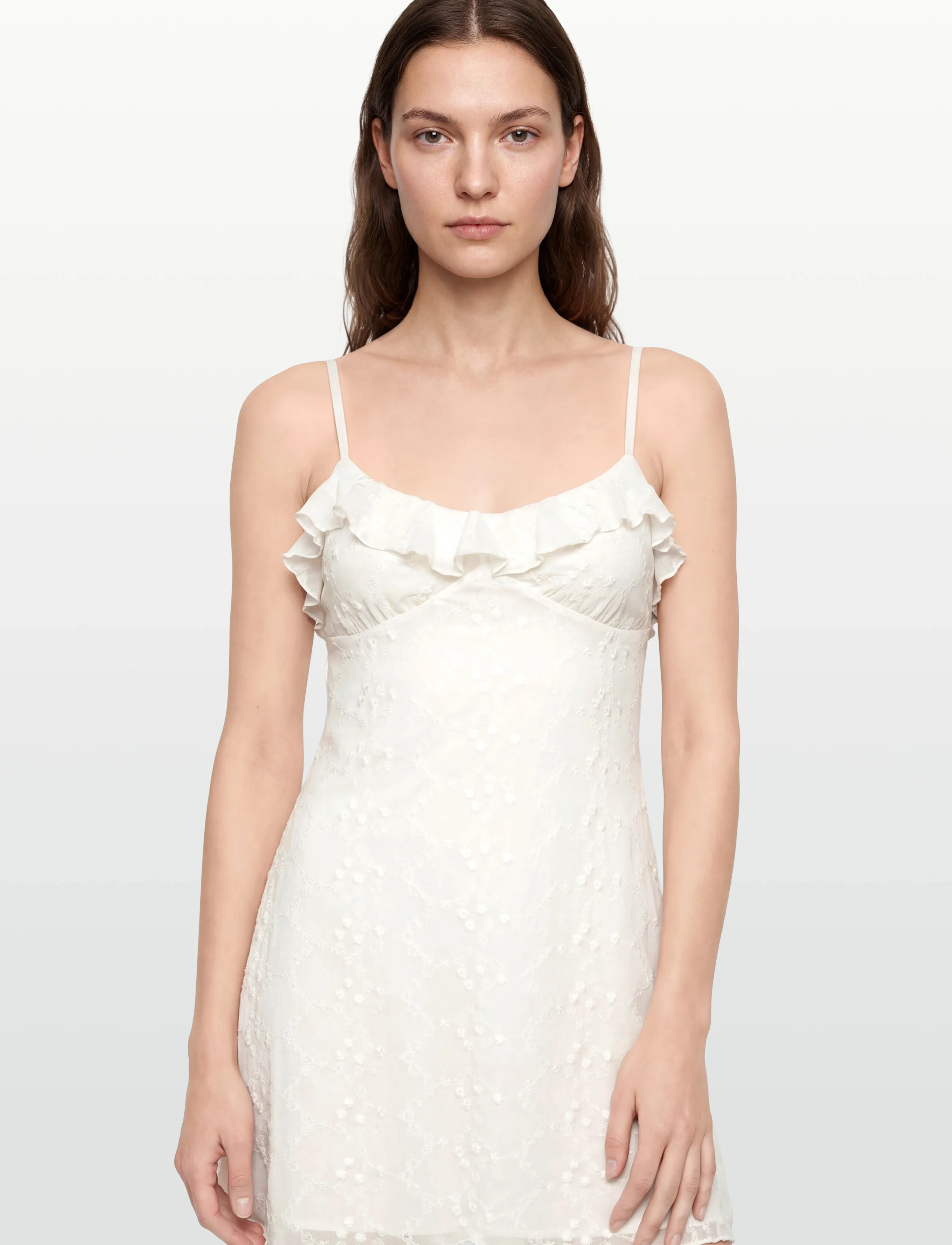 Gina Tricot - Floral mini strap dress - konfirmationstøj - marshmallow (1266) - 3