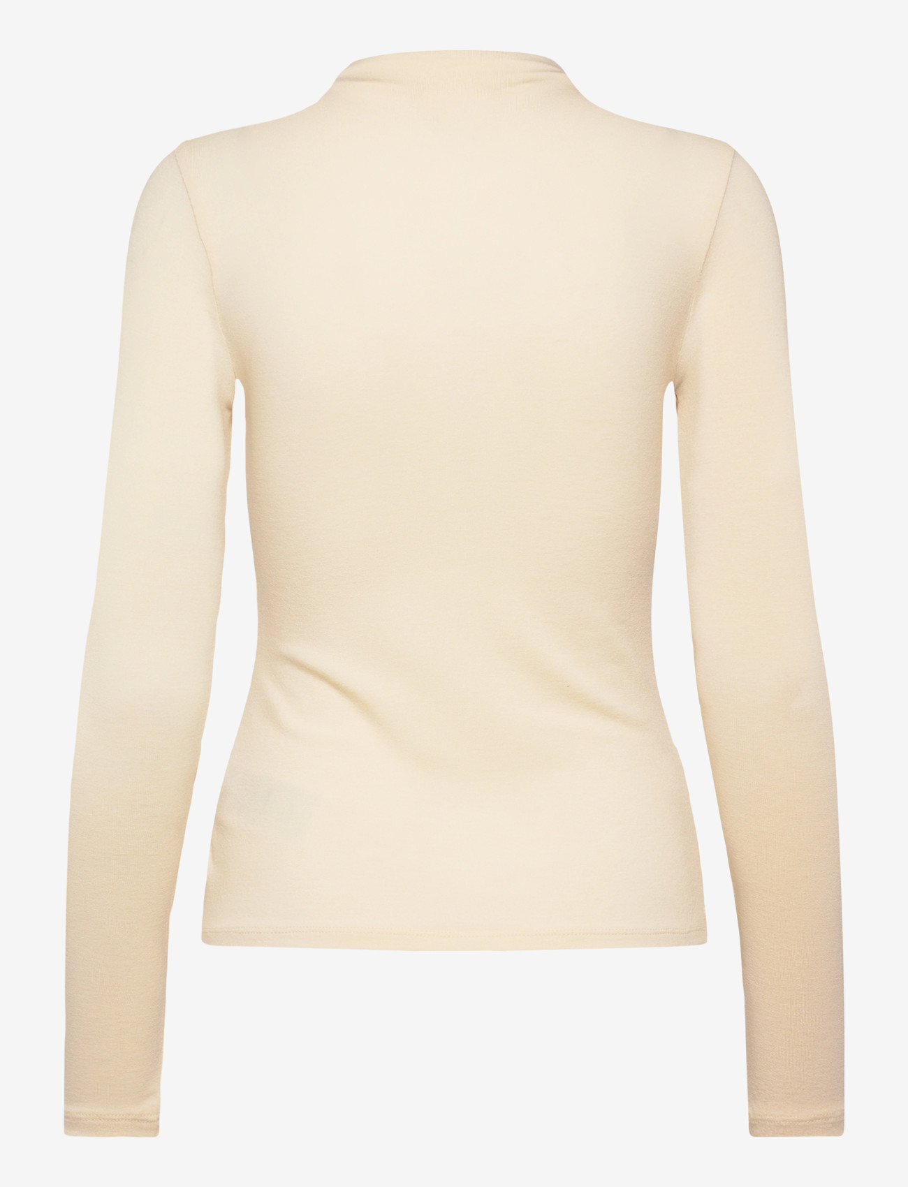 Gina Tricot - Button down funnel neck top - cardigans - gardenia (1496) - 1