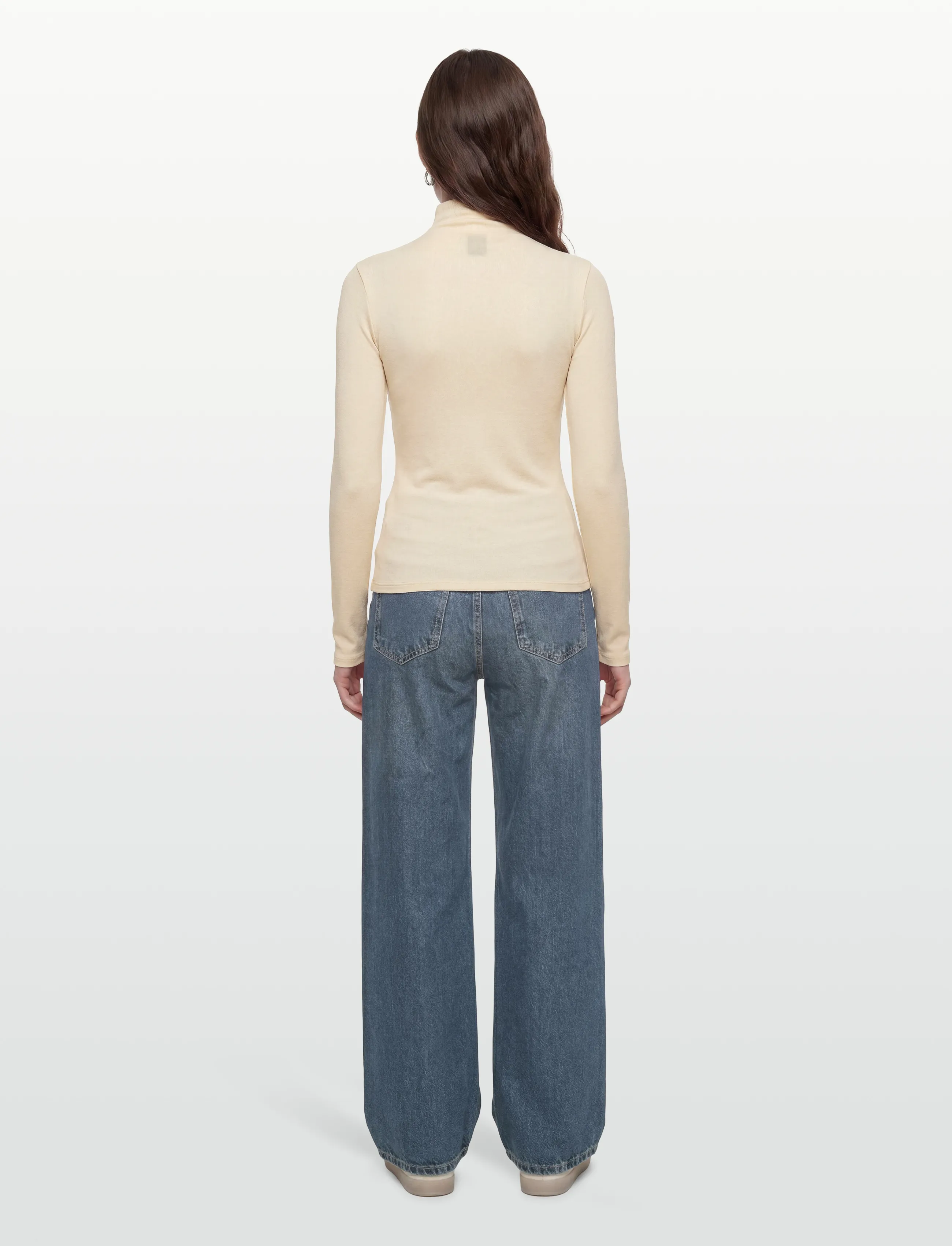 Gina Tricot Button Down Funnel Neck Top blusar dam – bild 3