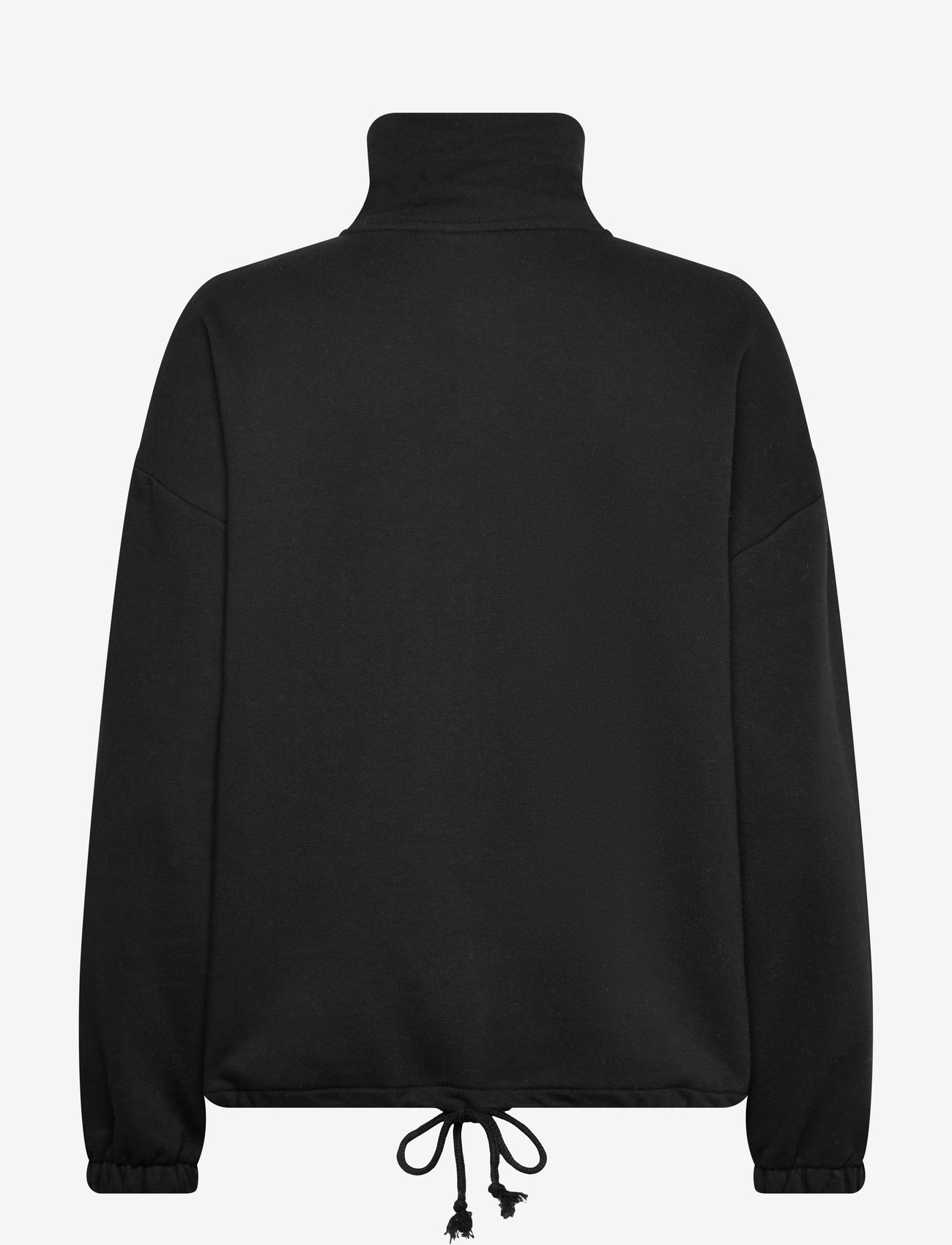 Gina Tricot - Soft sport zip sweater - oberteile - black (9000) - 1