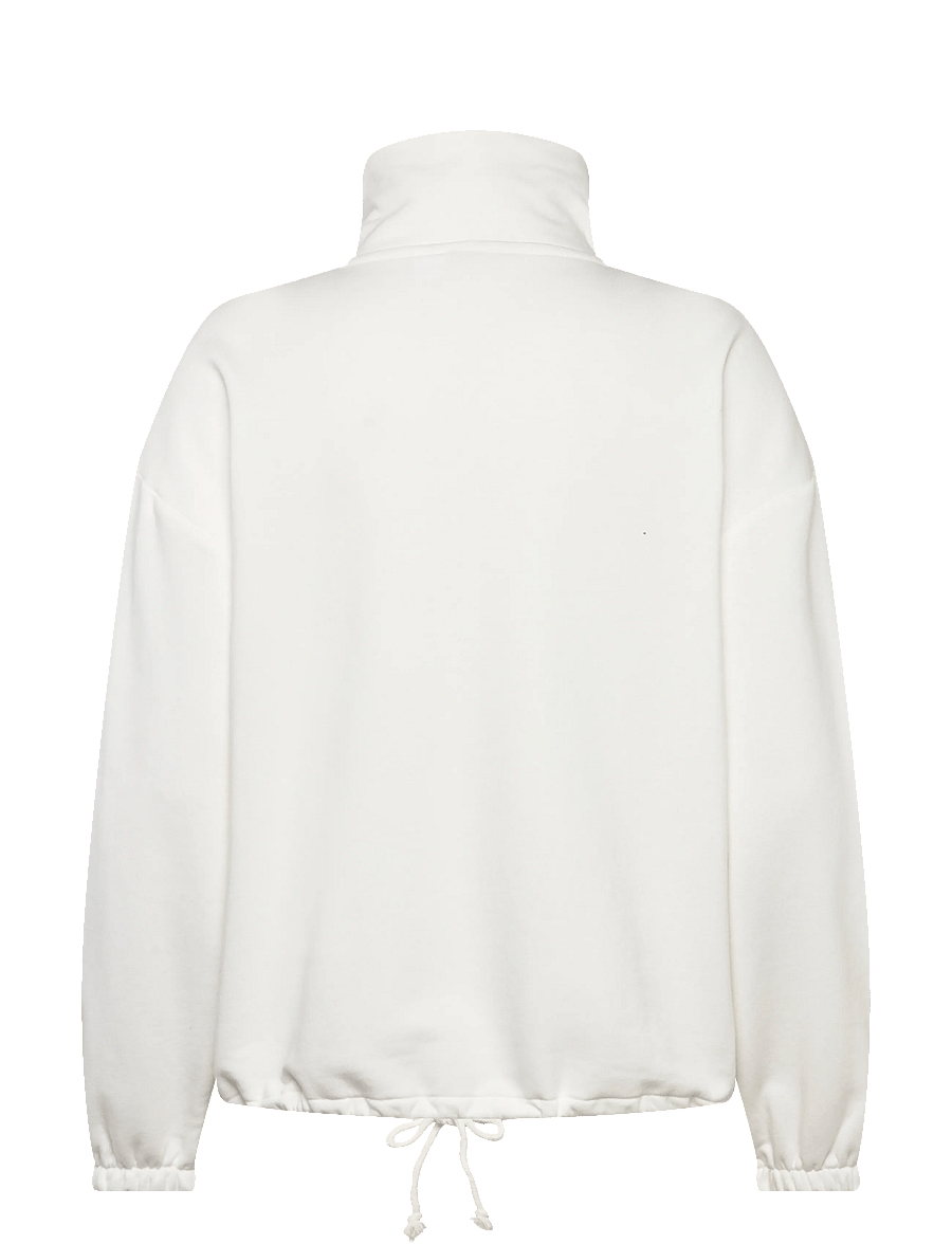 Gina Tricot - Soft sport zip sweater - kapuzenpullover - offwhite - 2