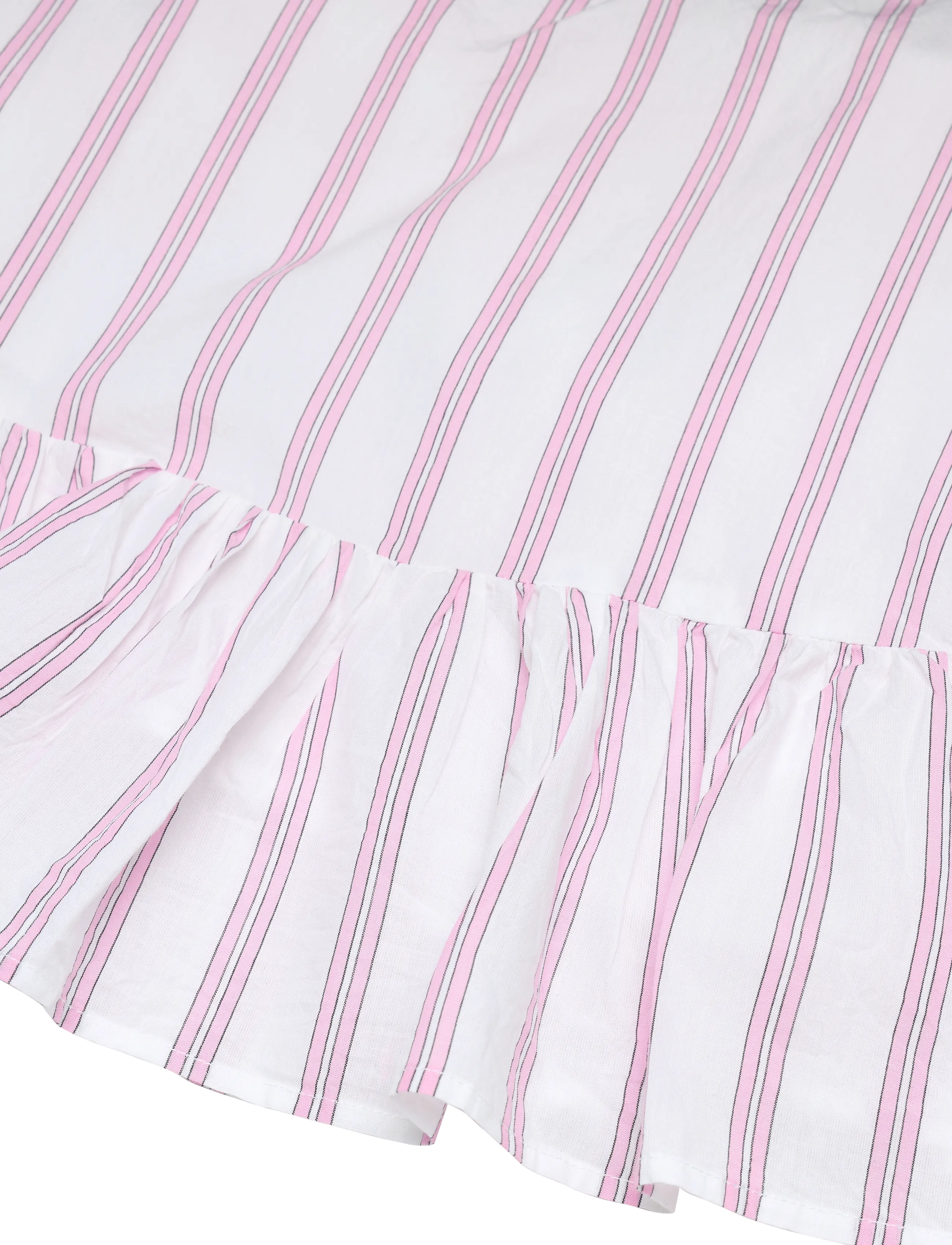 Gina Tricot - Poplin pyjamas singlet - pink stripe - 3