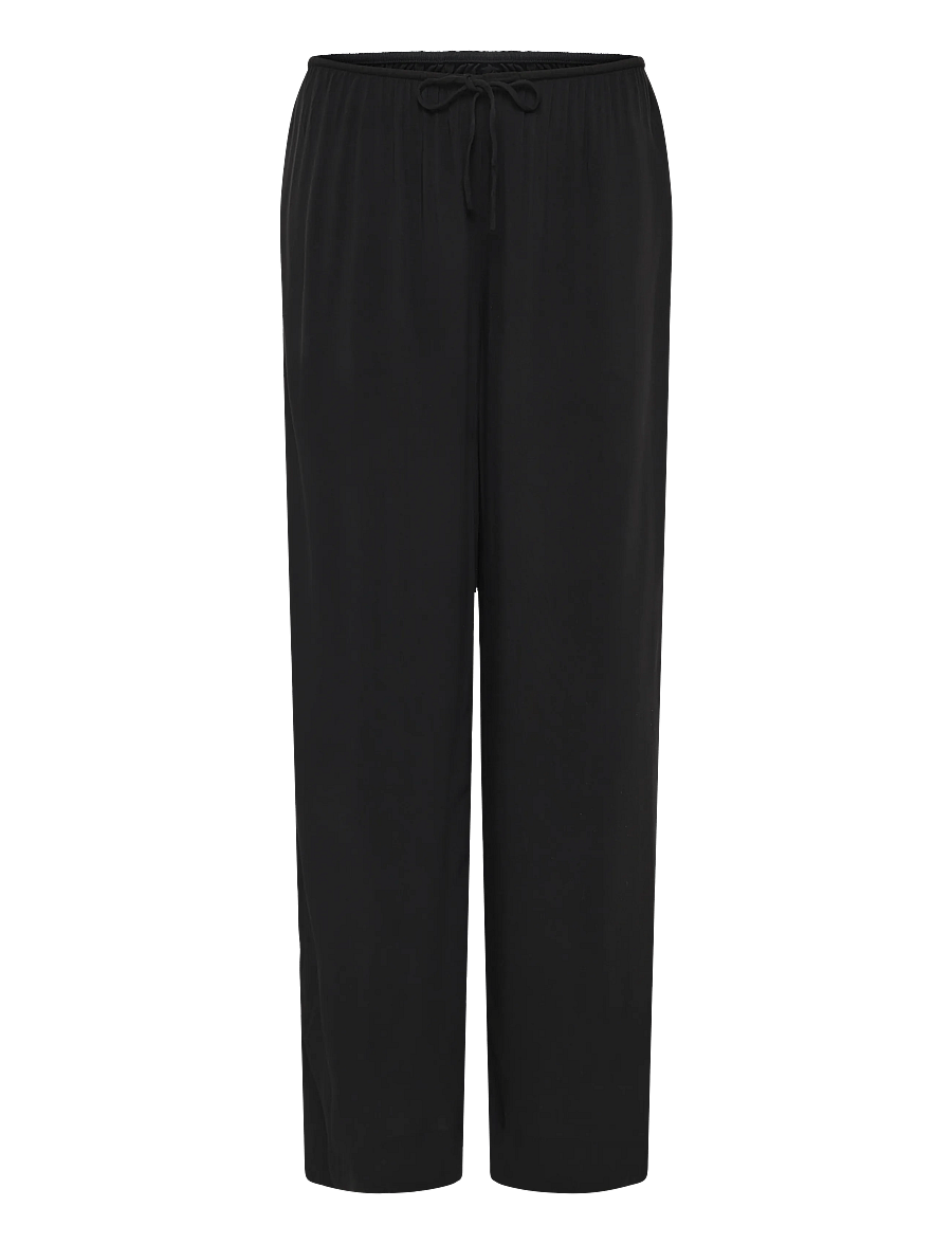 Gina Tricot - Loungewear trousers - hosen mit weitem bein - black (9000) - 0