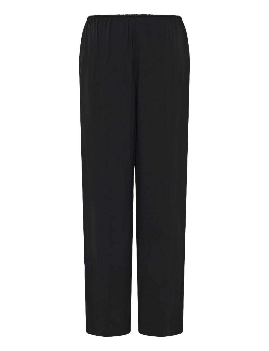 Gina Tricot - Loungewear trousers - hosen mit weitem bein - black (9000) - 1