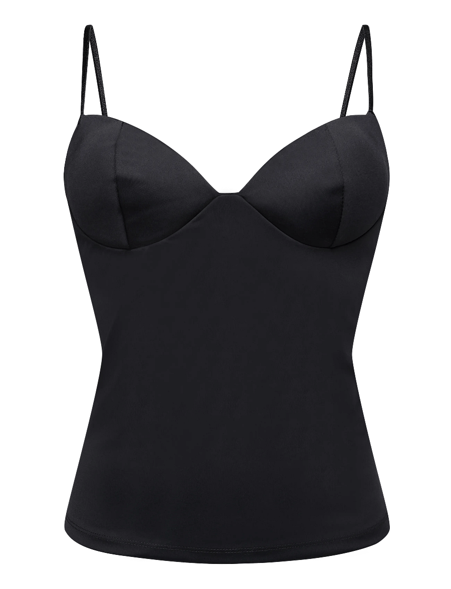 Gina Tricot - Soft shaping wow singlet - black (9000) - 0