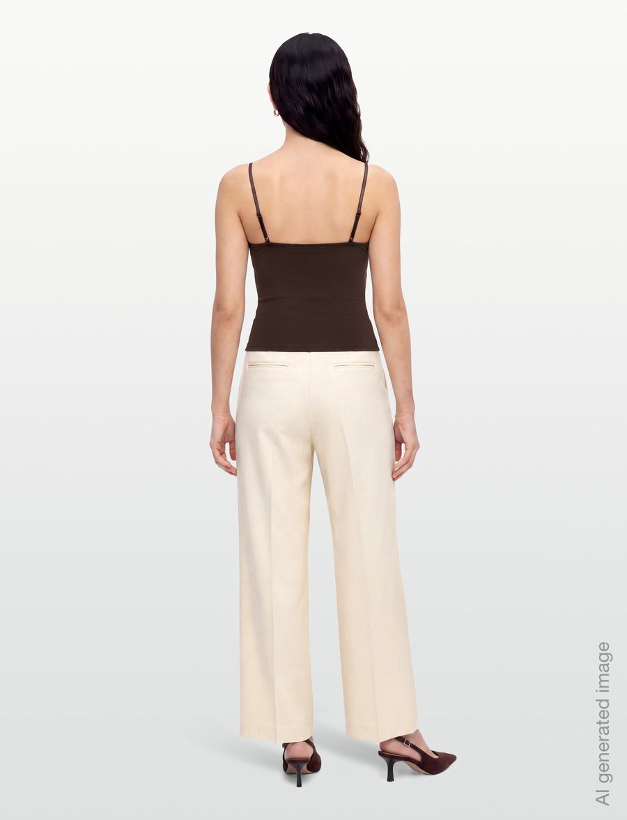 Gina Tricot - Soft shaping wow singlet - bh-linnen - dark brown (7180) - 4