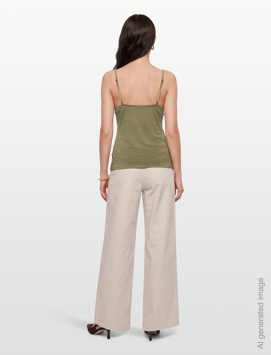 Gina Tricot - Soft shaping wow singlet - tank-top-bhs - dk green (6860) - 4