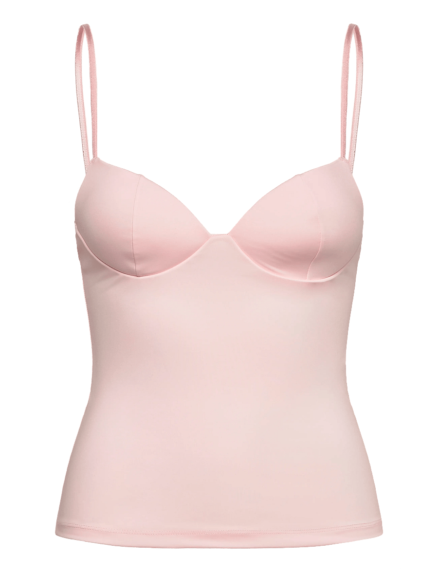 Gina Tricot - Soft shaping wow singlet - rinnahoidja-topid - light pink - 0