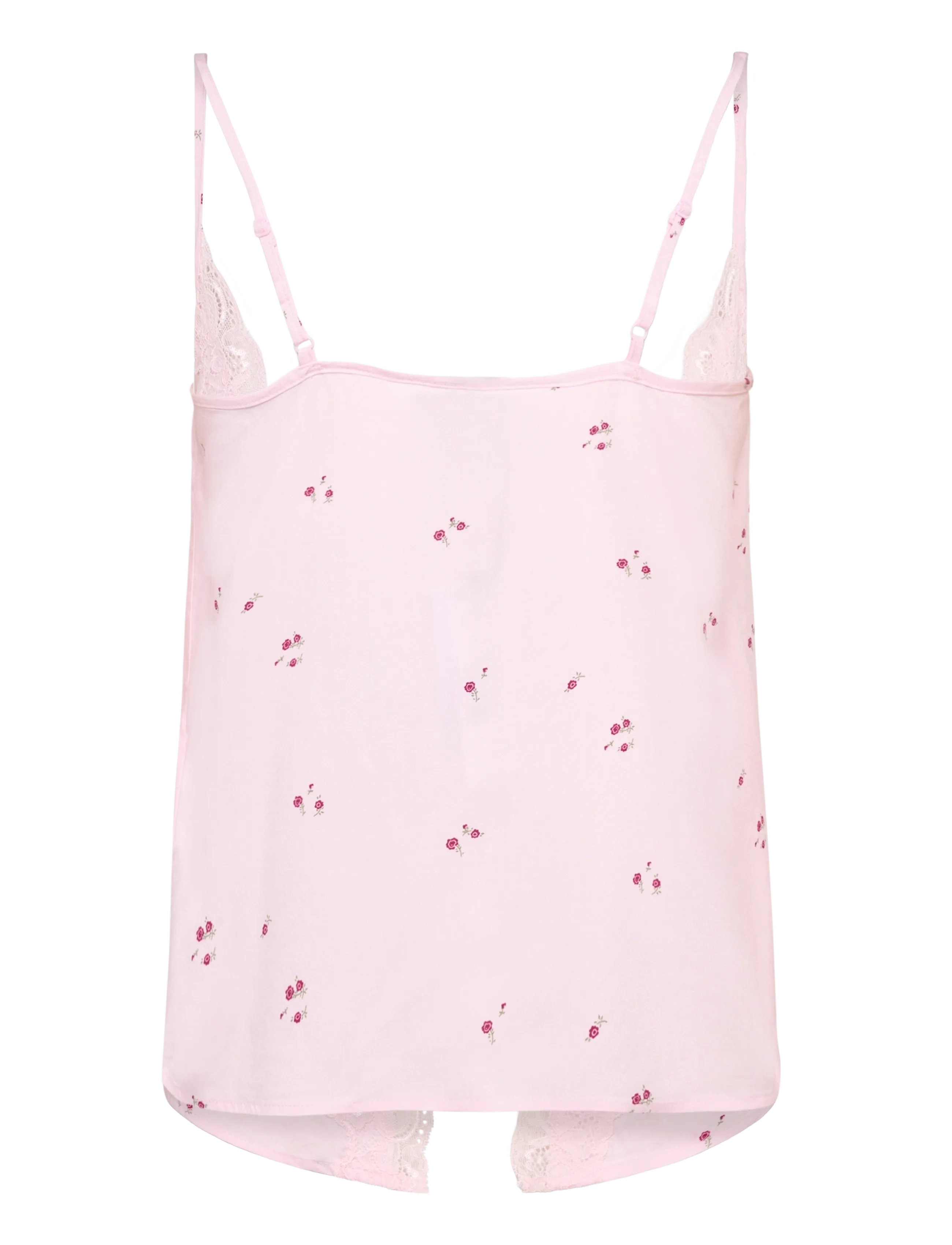 Gina Tricot - Lace loungewear singlet - mini flower aop (9275) - 1