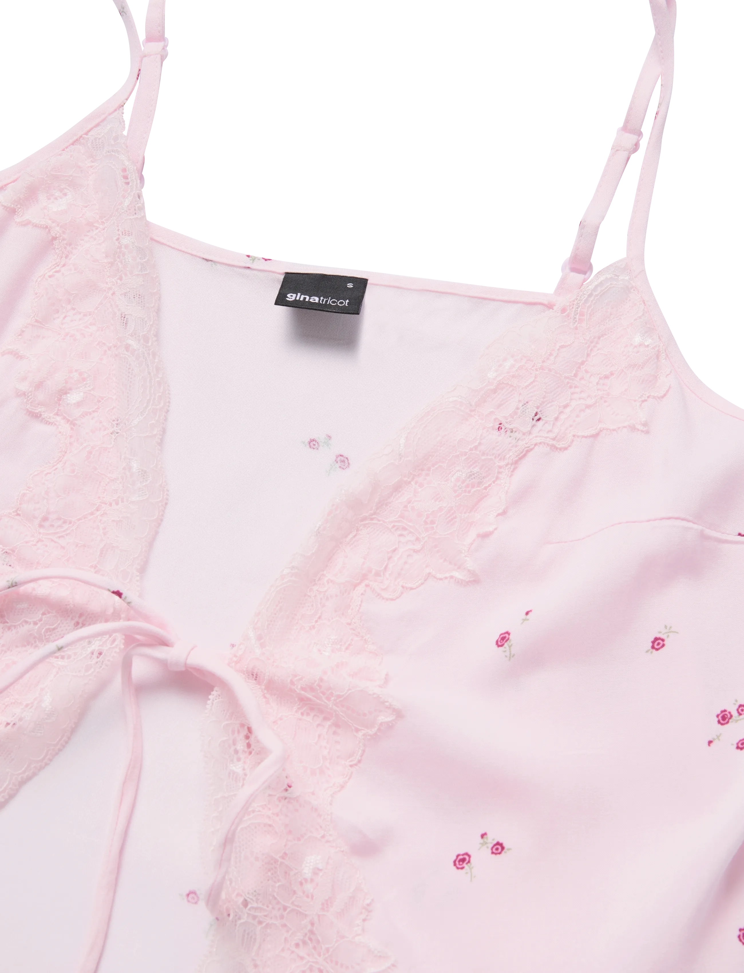 Gina Tricot - Lace loungewear singlet - mini flower aop (9275) - 3