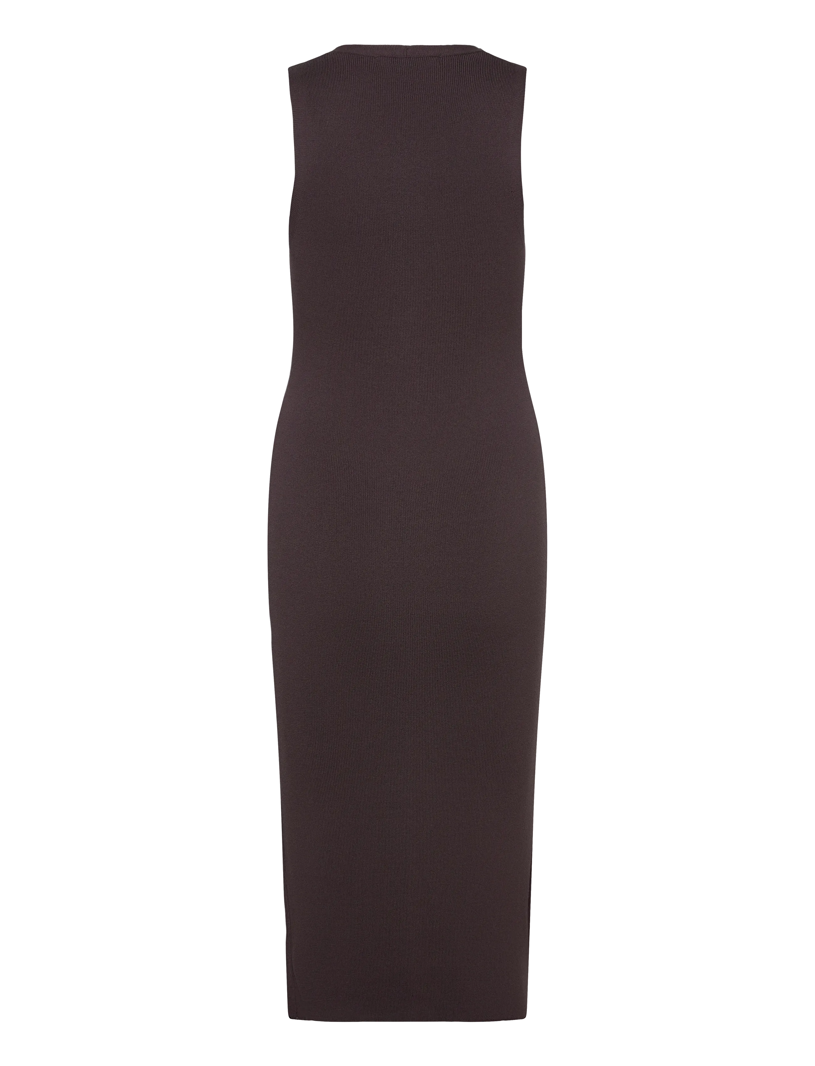 Gina Tricot - Knitted vest dress - knitted dresses - seal brown (7083) - 1