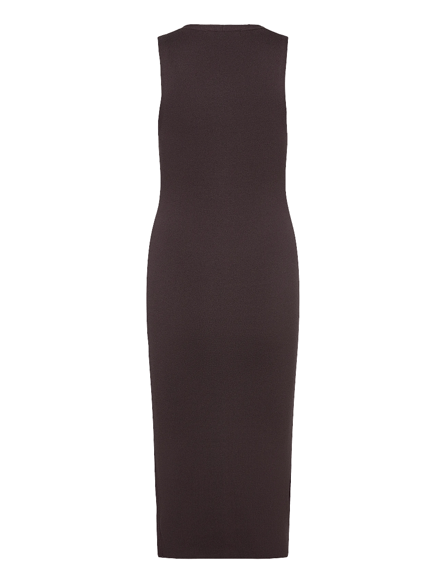 Gina Tricot - Knitted vest dress - gebreide jurken - seal brown (7083) - 1