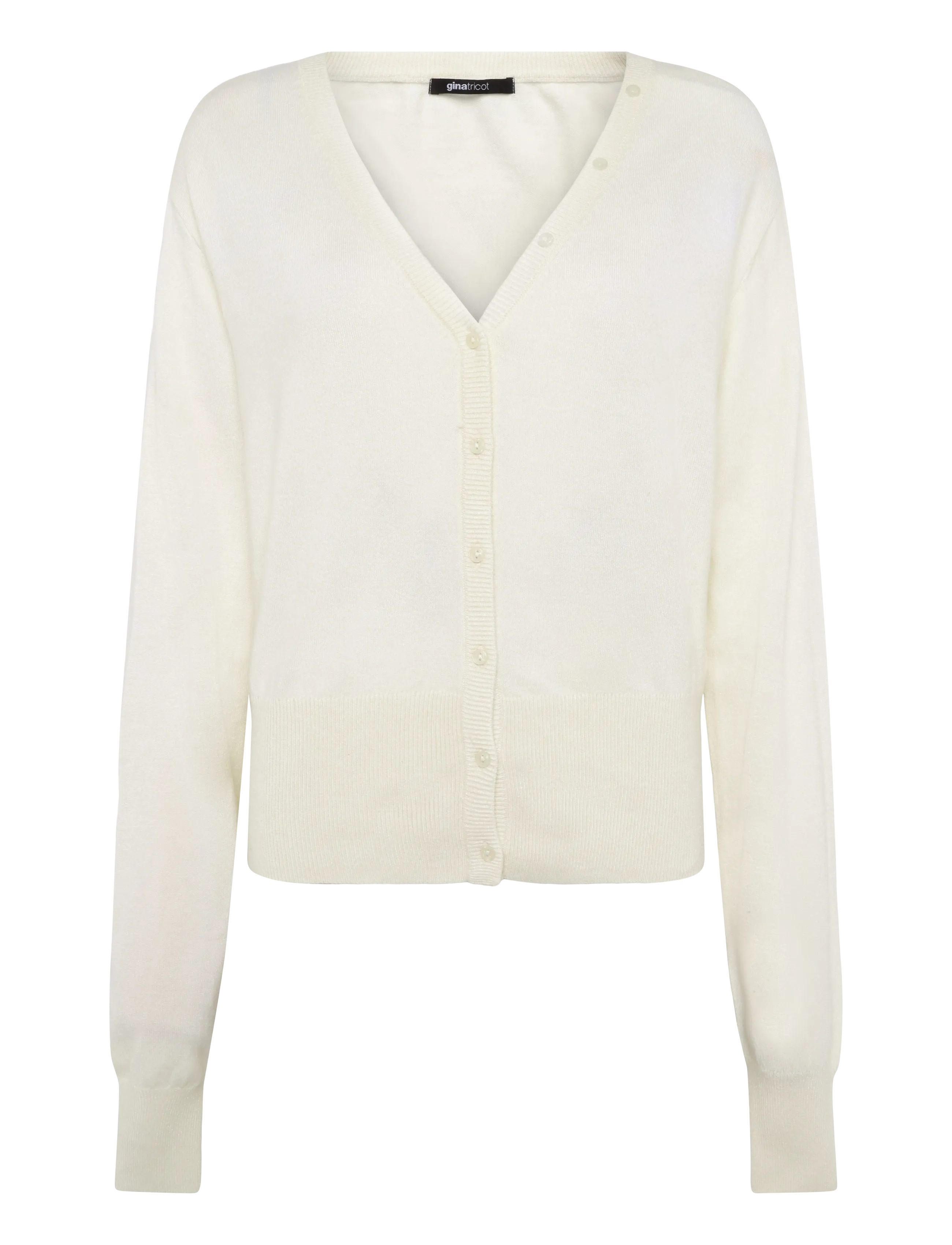 Gina Tricot Knitted fitted cardigan - Strickmode - GARDENIA (1496) / cream