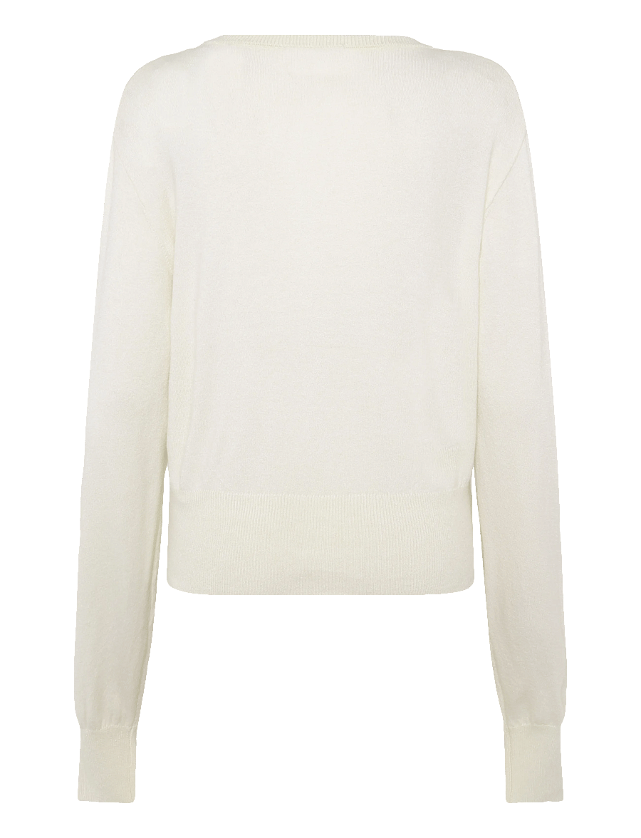 Gina Tricot - Knitted fitted cardigan - cardigans - gardenia (1496) - 1