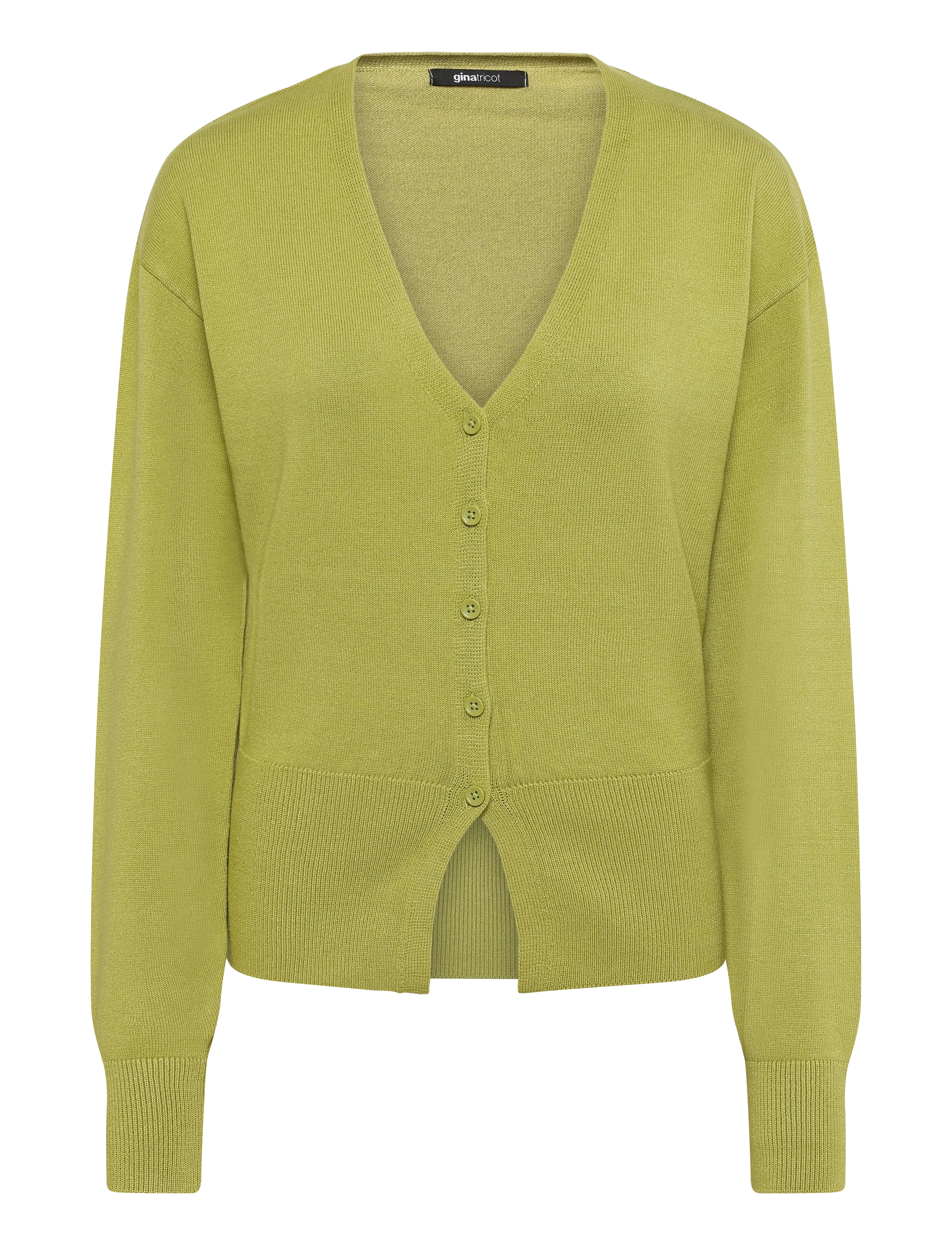 Gina Tricot Shaped knitted cardigan - Kläder - WEEPING WILLOW / green