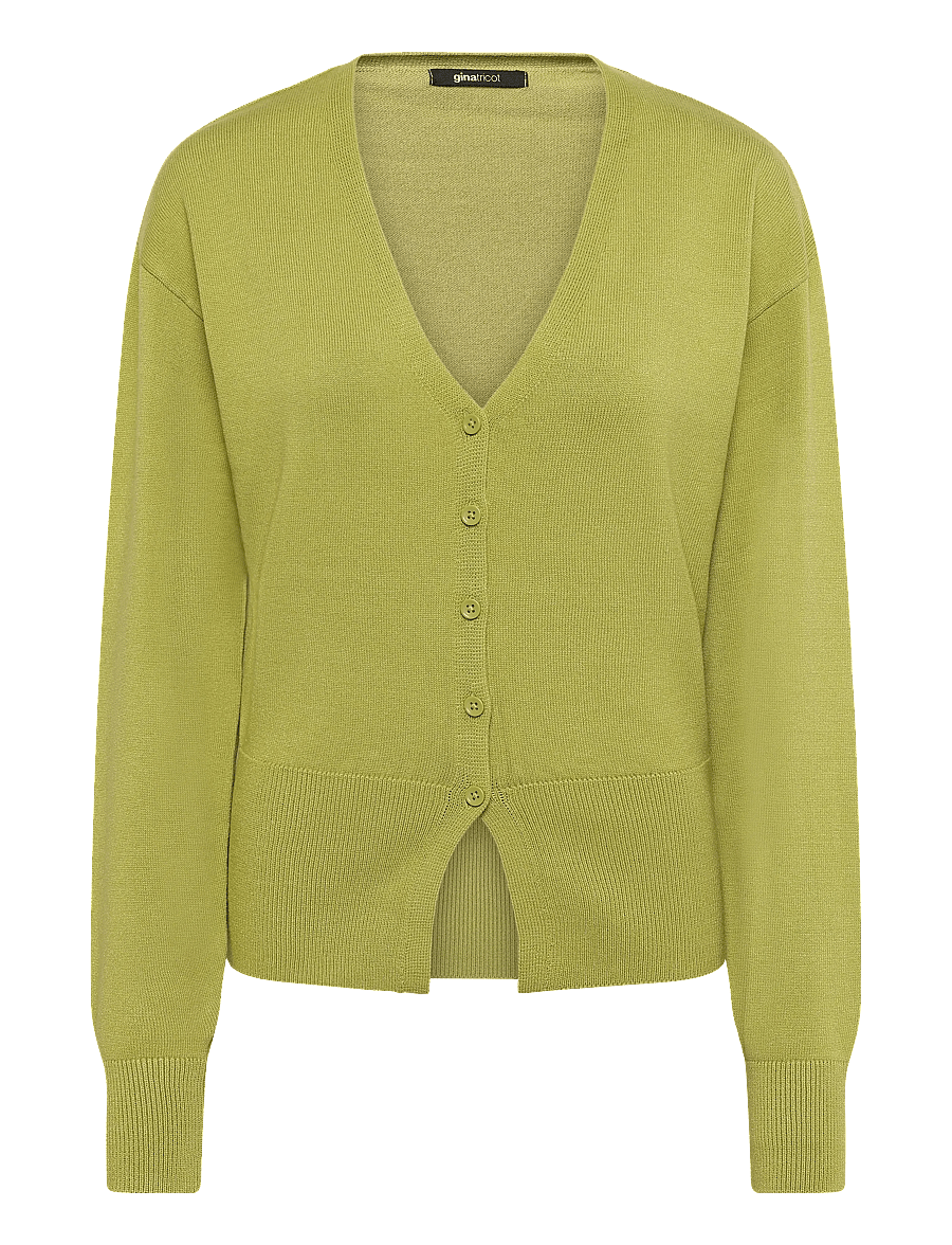 Gina Tricot - Shaped knitted cardigan - koftor - weeping willow - 0