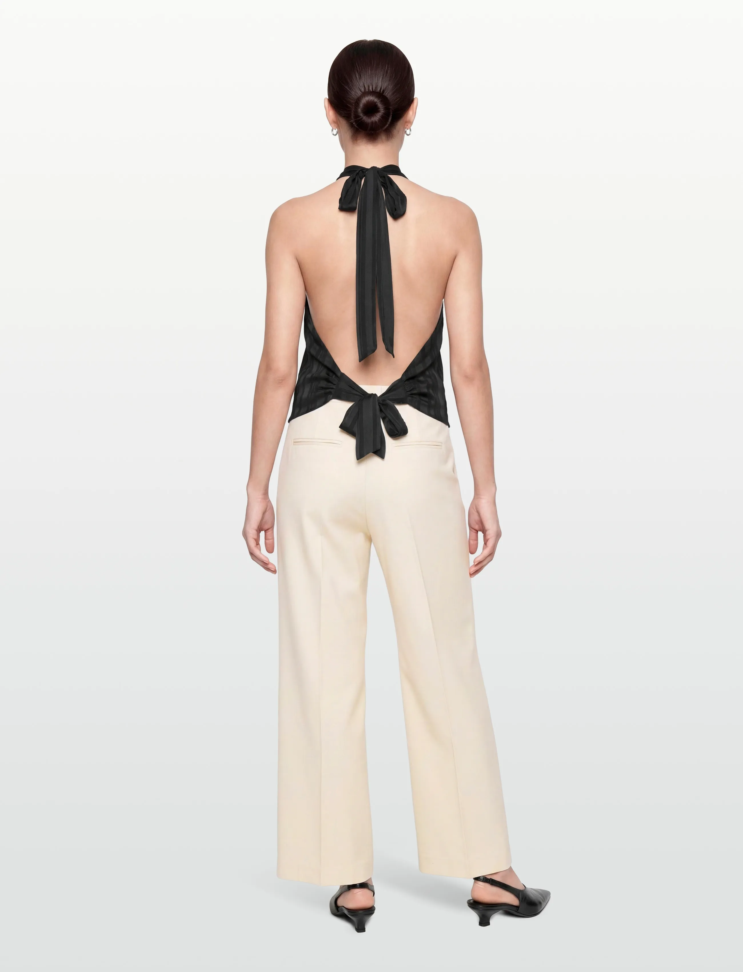 Gina Tricot - Halterneck top - tanktops - black (9000) - 4