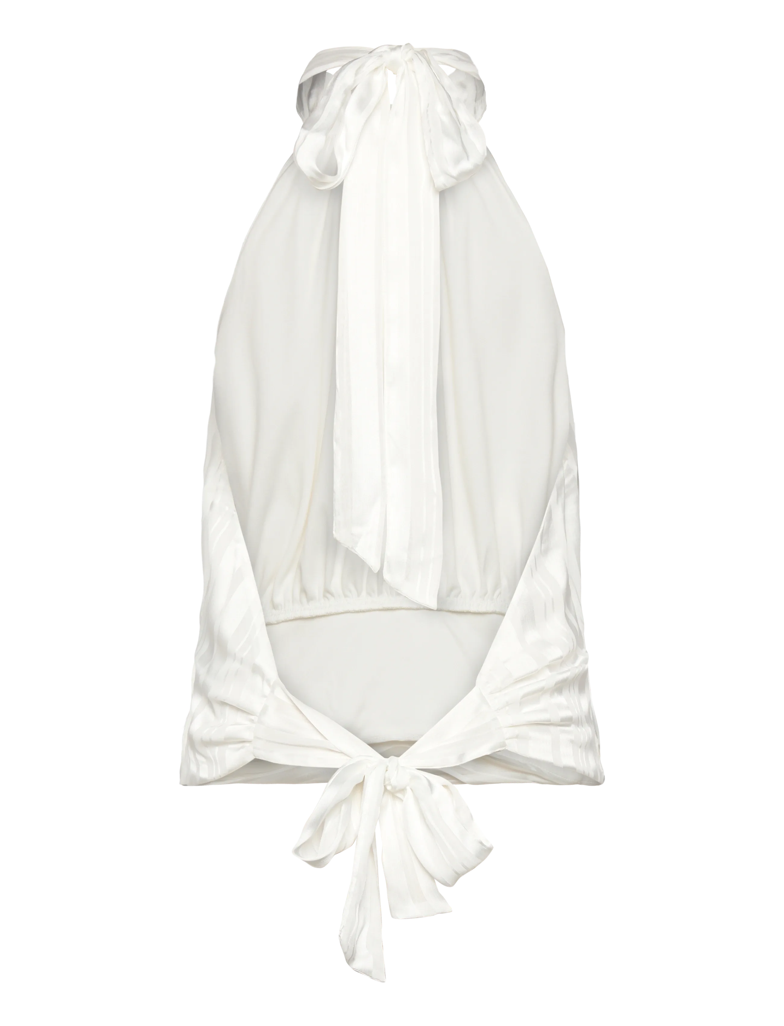 Gina Tricot - Halterneck top - topid ja varrukateta alussärgid - offwhite - 1