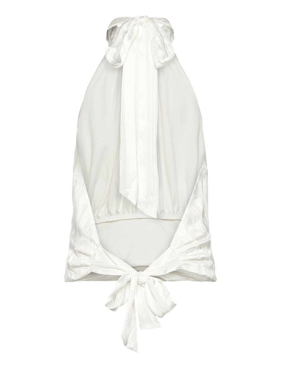 Gina Tricot - Halterneck top - Ärmellose tops - offwhite - 1