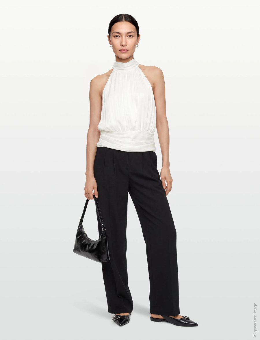 Gina Tricot - Halterneck top - tanktops - offwhite - 0