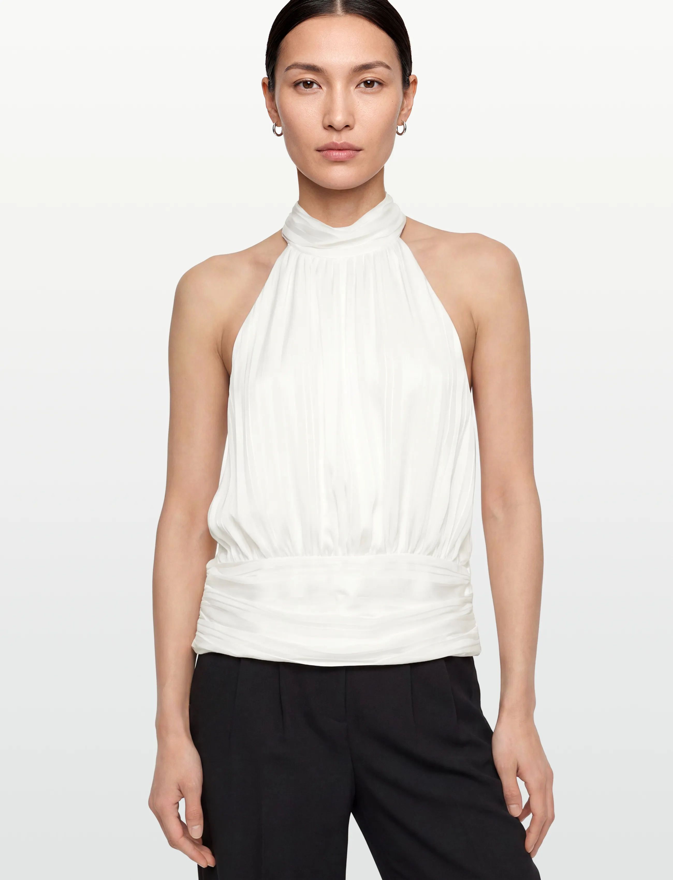 Gina Tricot - Halterneck top - sleeveless tops - offwhite - 3