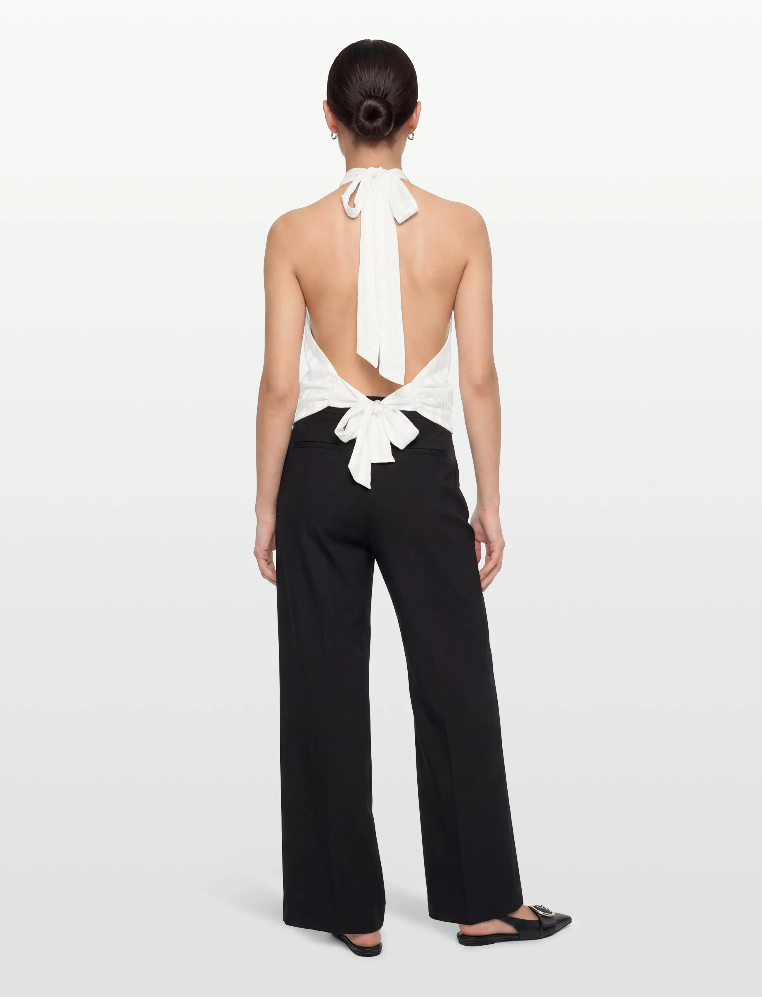 Gina Tricot - Halterneck top - sleeveless tops - offwhite - 4