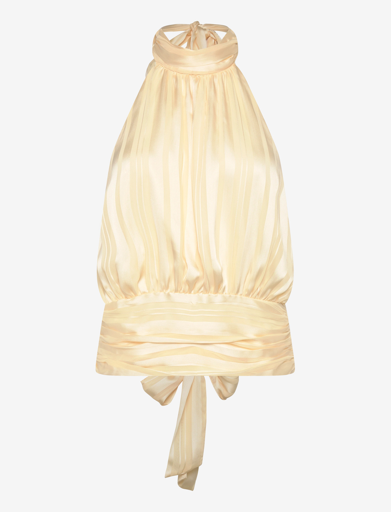 Gina Tricot - Halterneck top - tanktops - yellow - 0