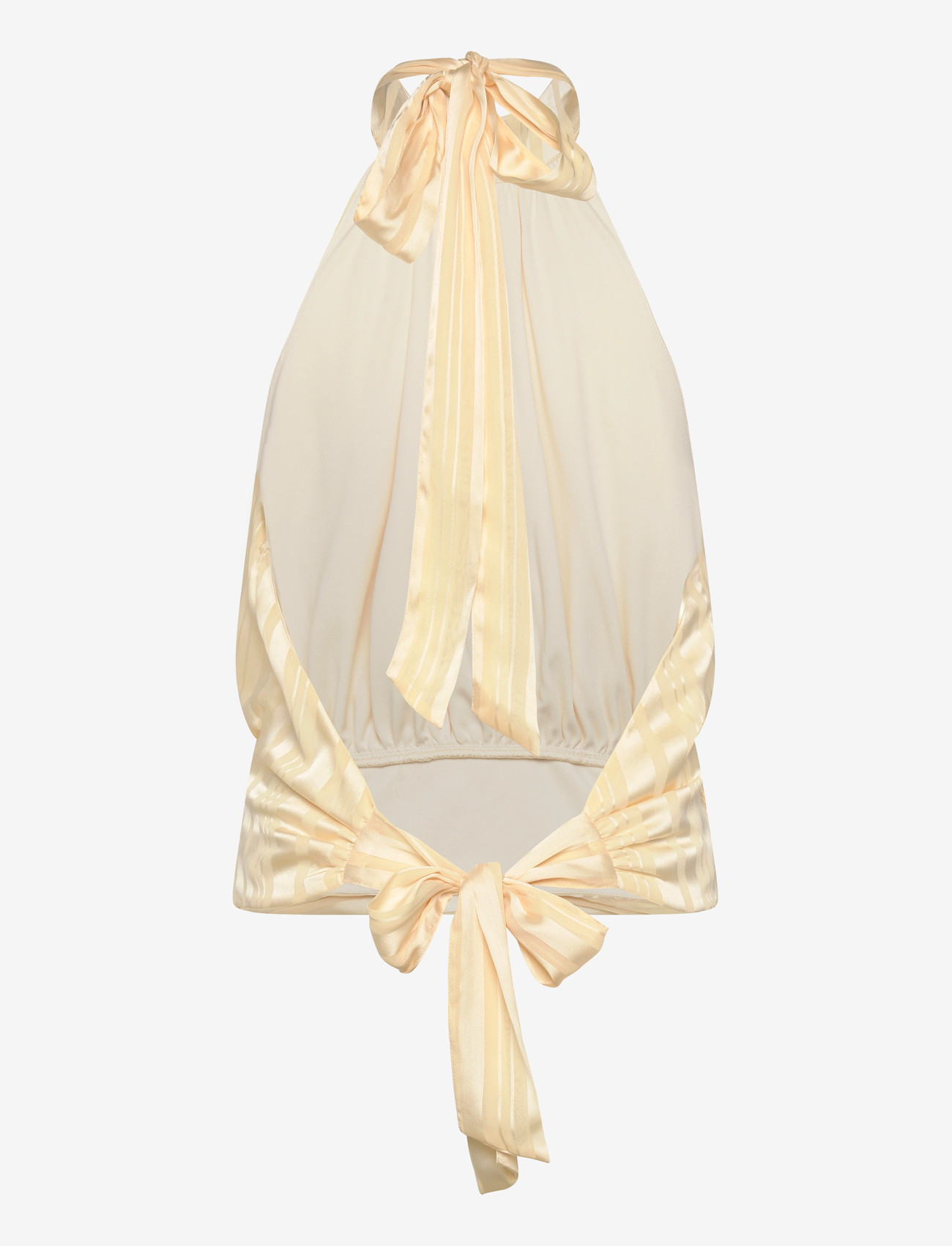 Gina Tricot - Halterneck top - tanktops - yellow - 1