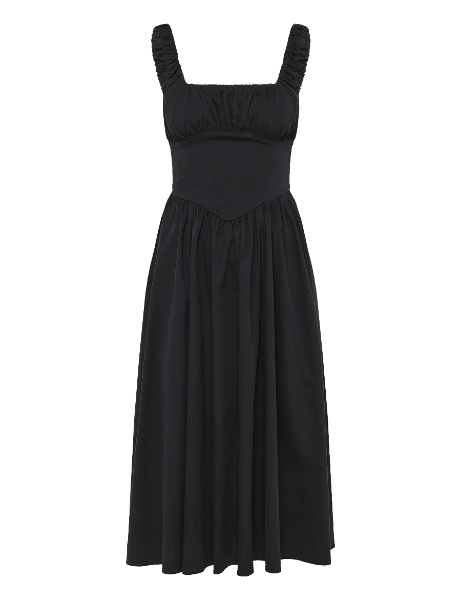Gina Tricot - Corset dress - maksikleidid - black (9000) - 1