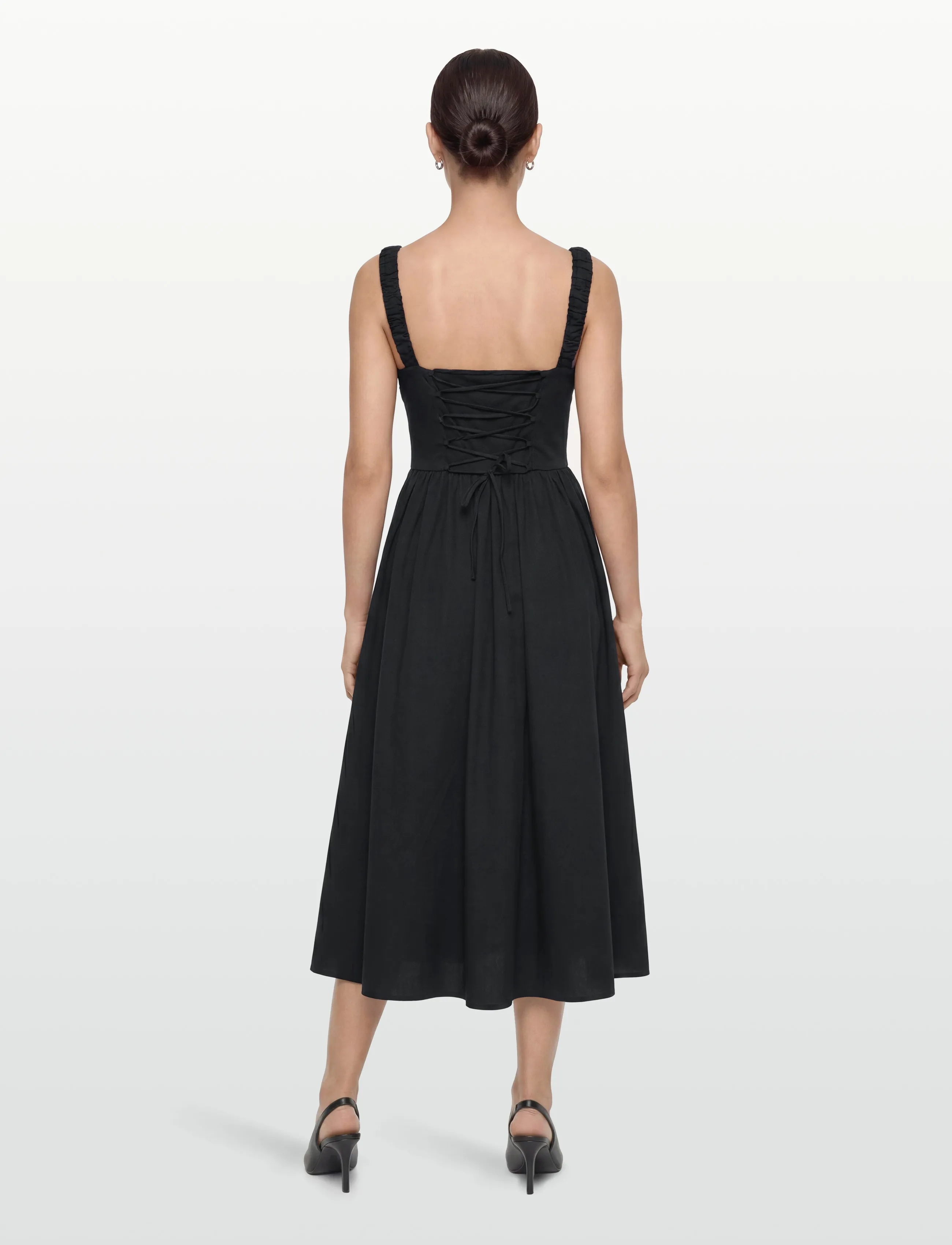 Gina Tricot - Corset dress - maksikleidid - black (9000) - 4
