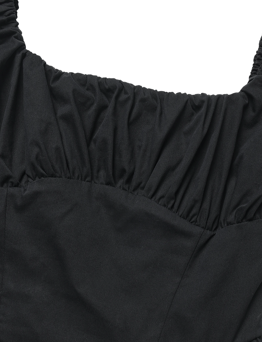 Gina Tricot - Corset dress - maksikleidid - black (9000) - 5