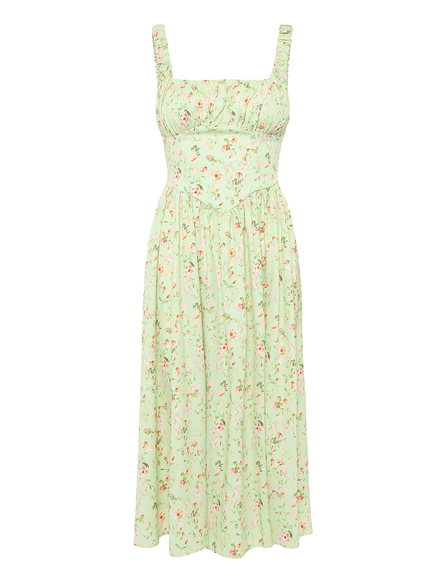 Gina Tricot - Corset dress - mini flower aop (9275) - 0