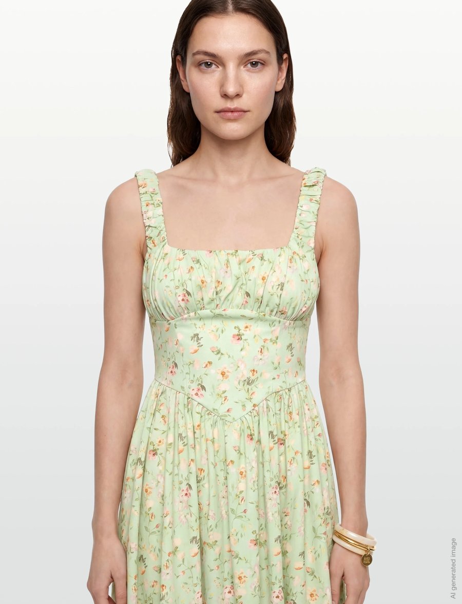 Gina Tricot - Corset dress - garas kleitas - mini flower aop (9275) - 3