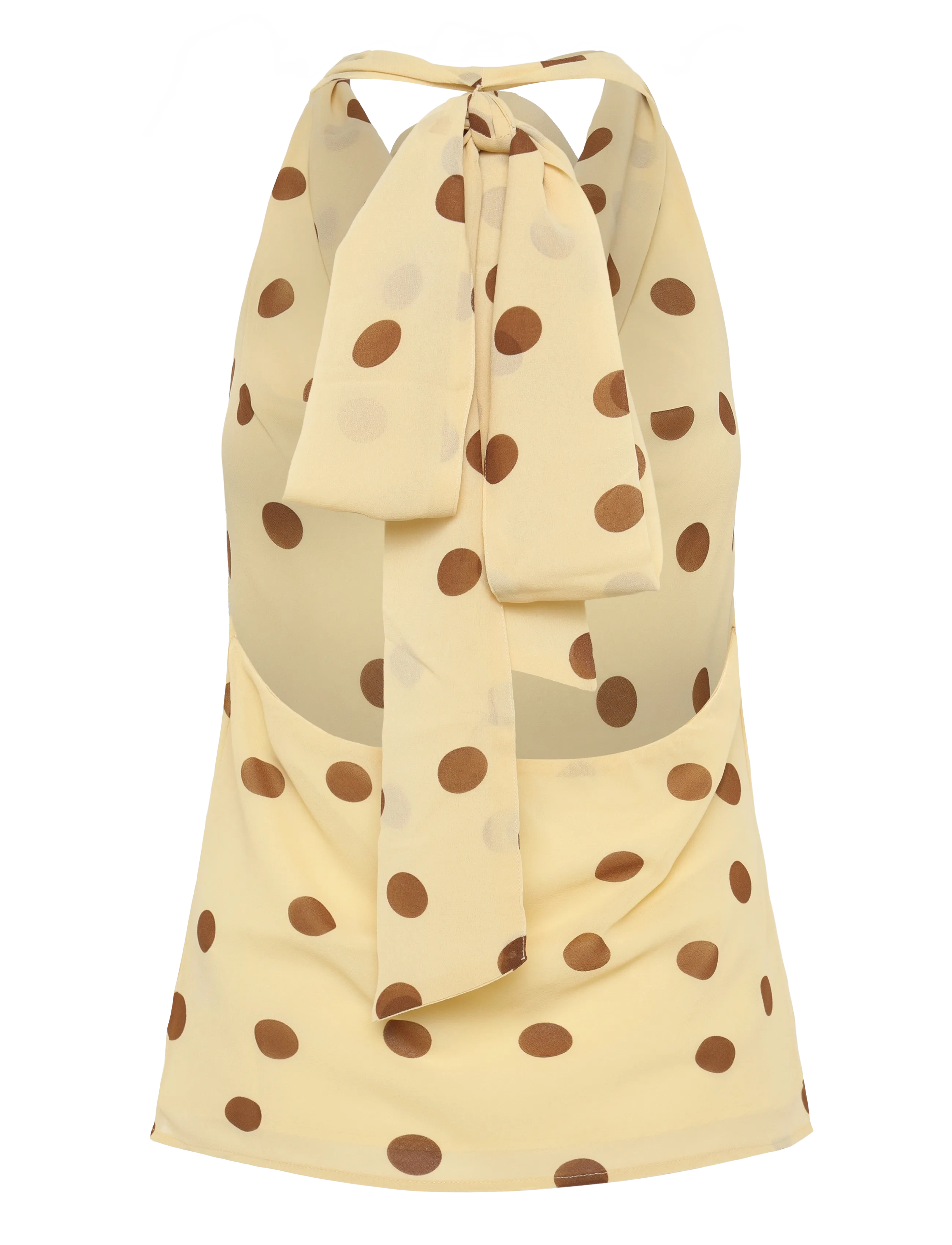Gina Tricot - Scarf top - yellow dot - 1