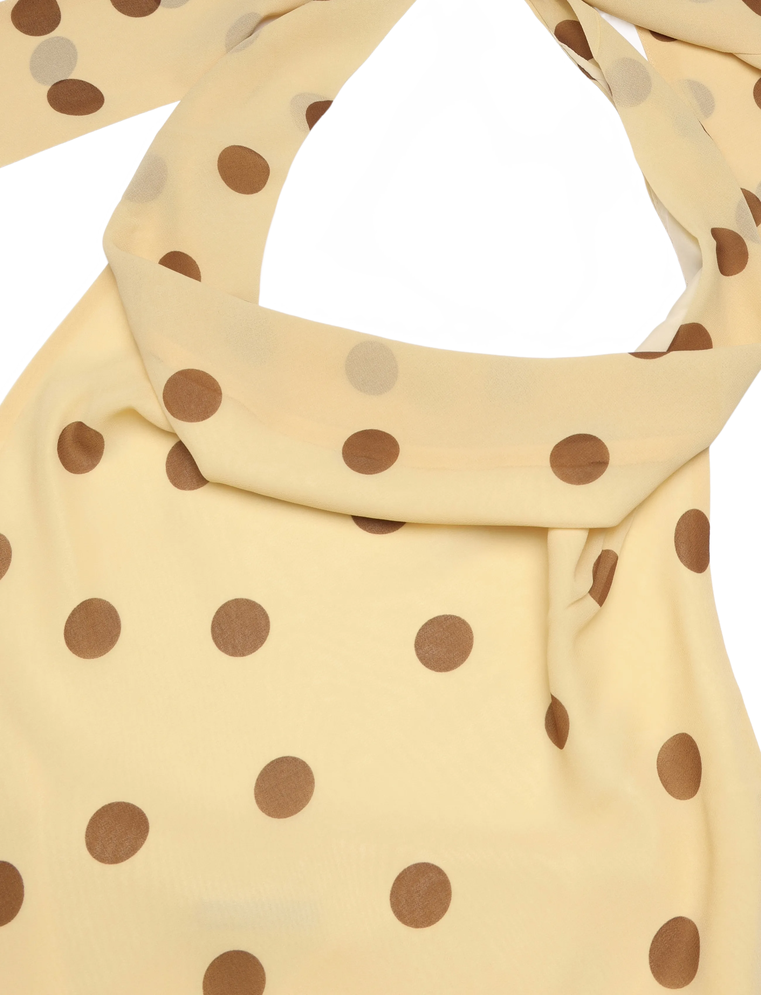 Gina Tricot - Scarf top - yellow dot - 2