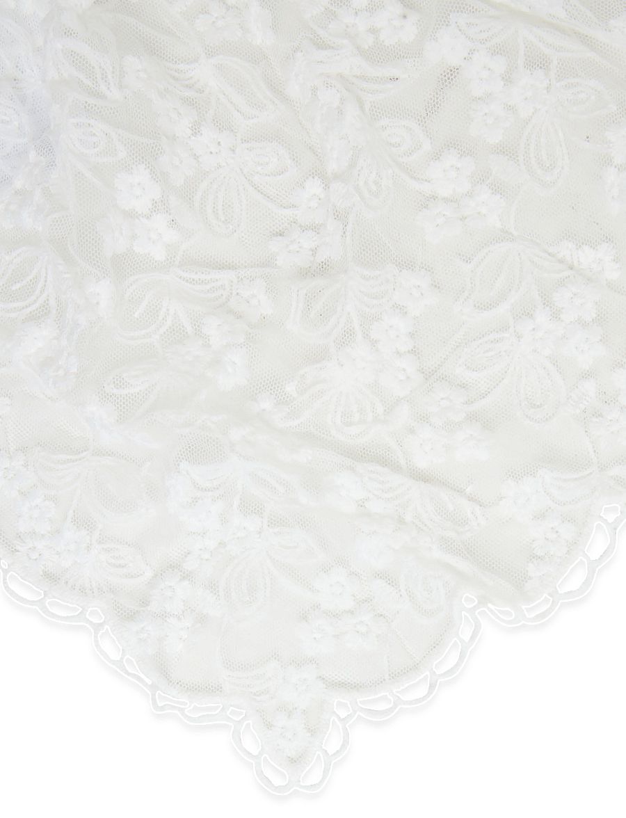 Gina Tricot - Lace head scarf - sjalar - white (1000) - 2