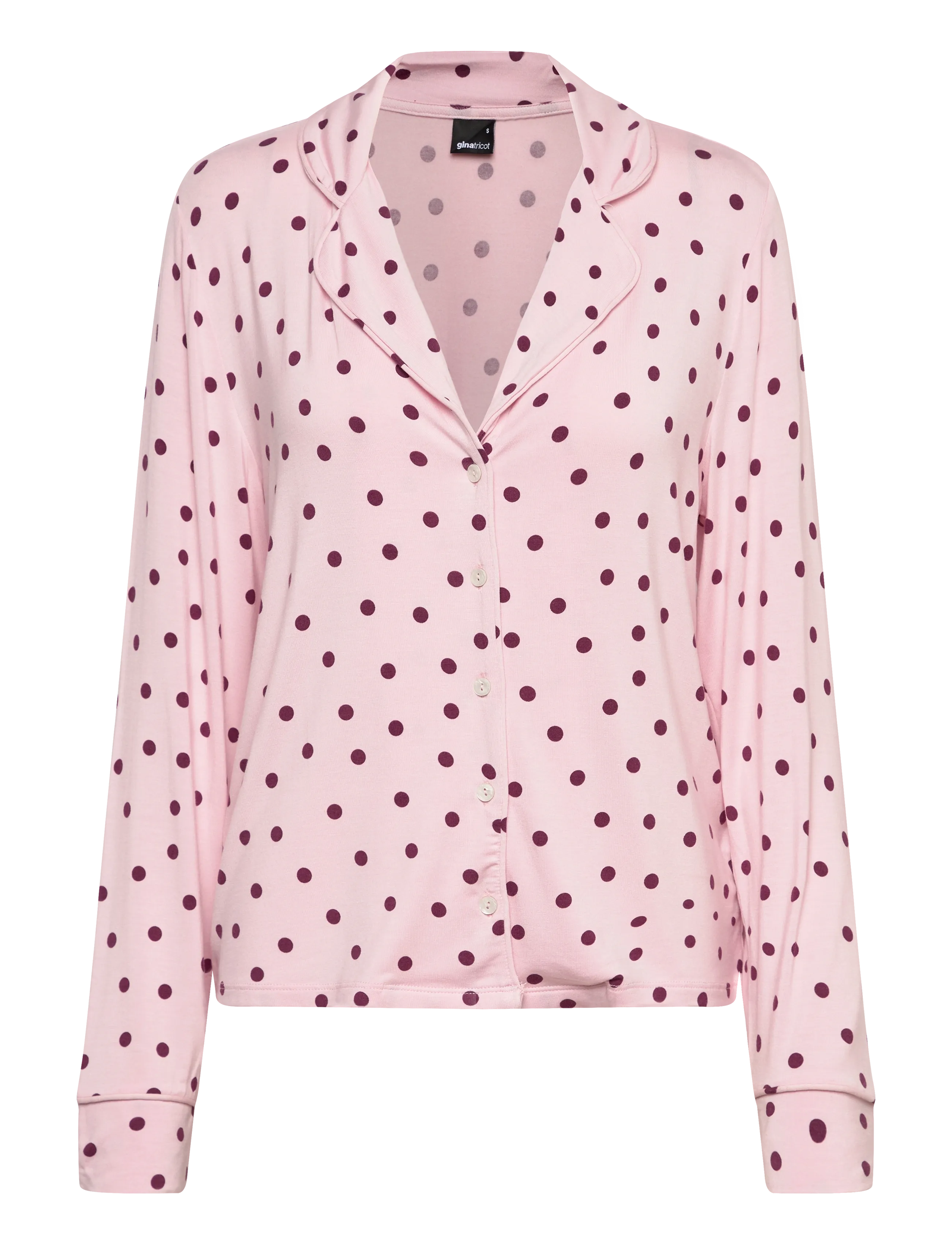 Gina Tricot Soft pyjamas shirt - Gina Tricot - PINK DOT / pink/rose