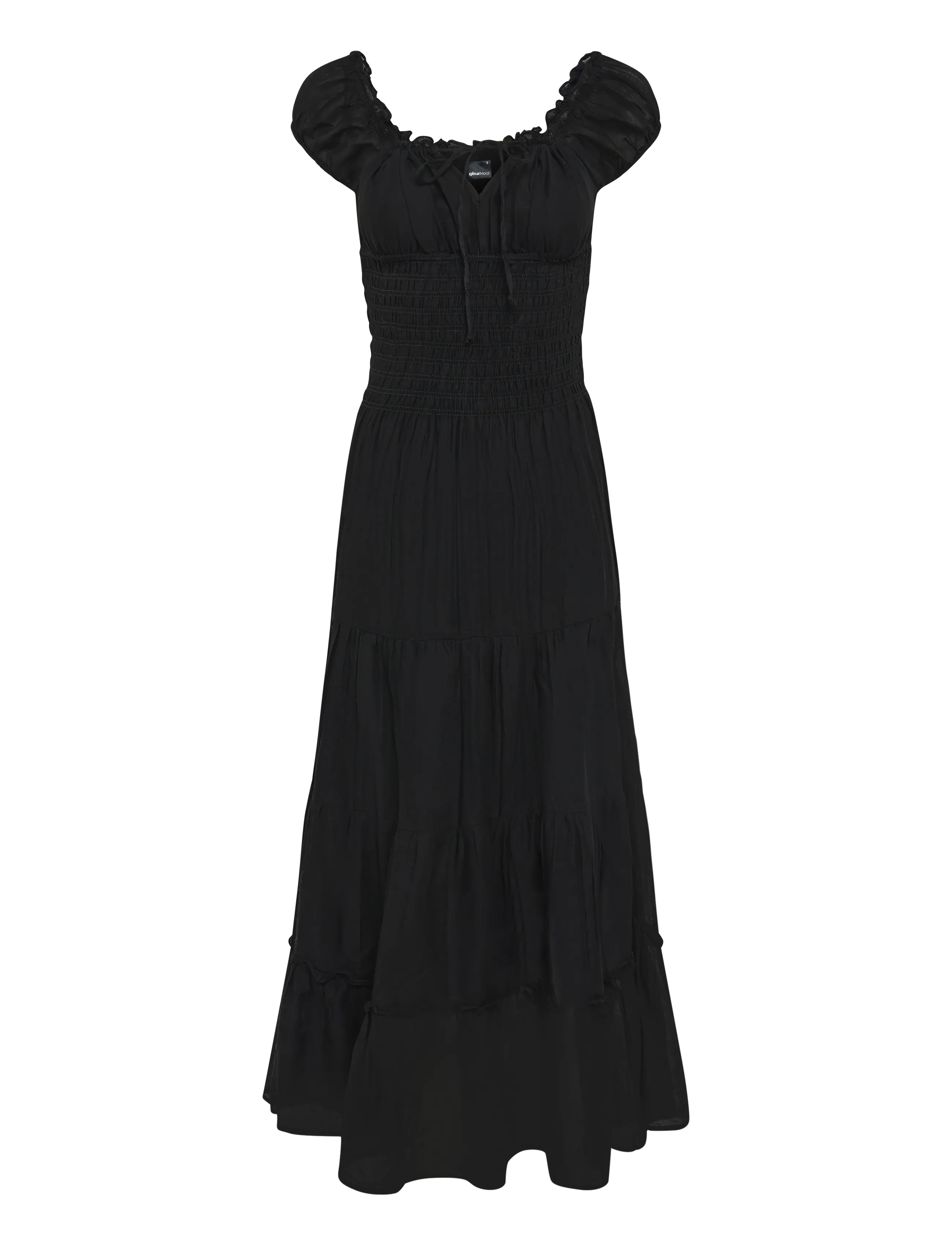 Gina Tricot Smock dress - Klänningar - BLACK (9000) / black