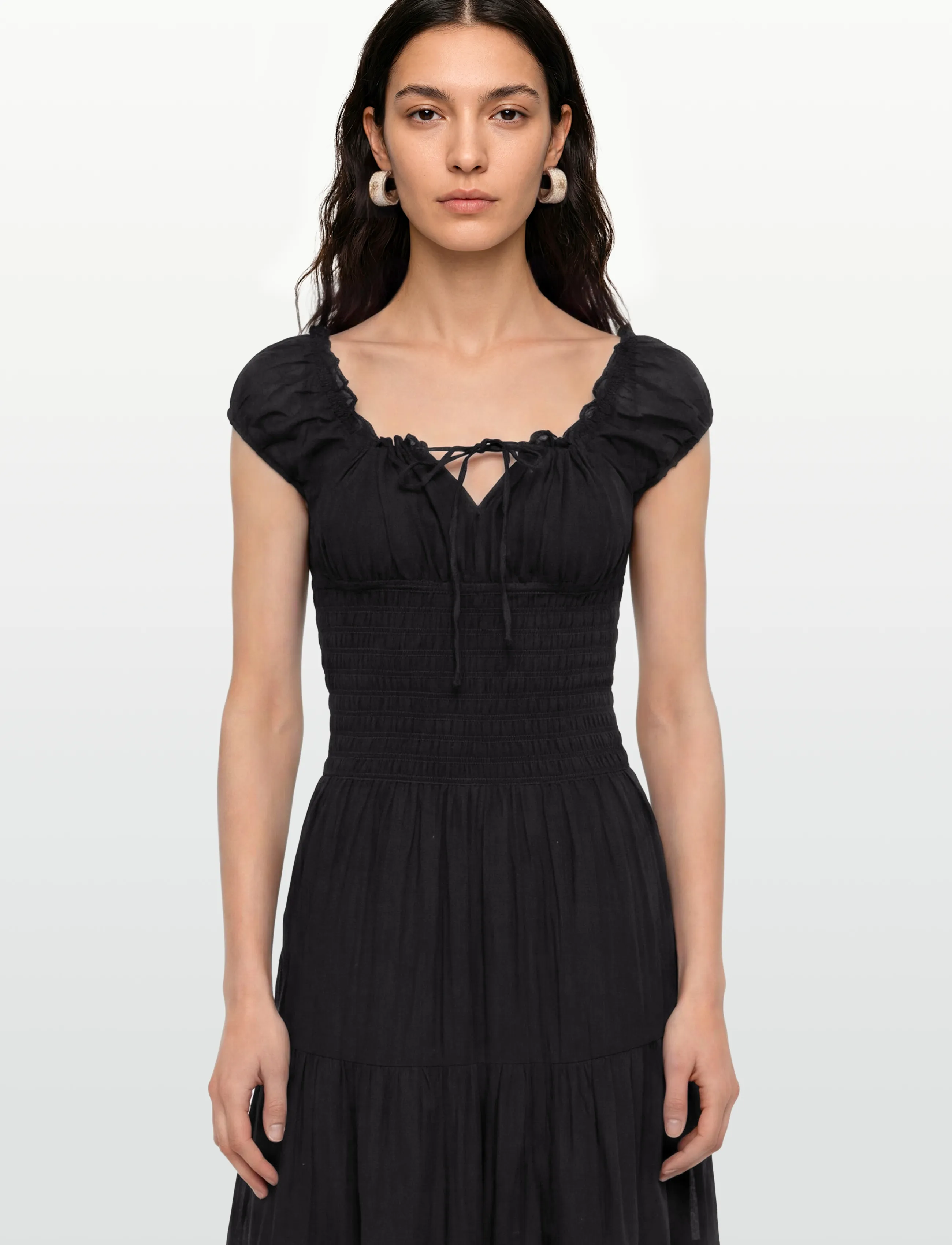 Gina Tricot - Smock dress - sommerkjoler - black (9000) - 3