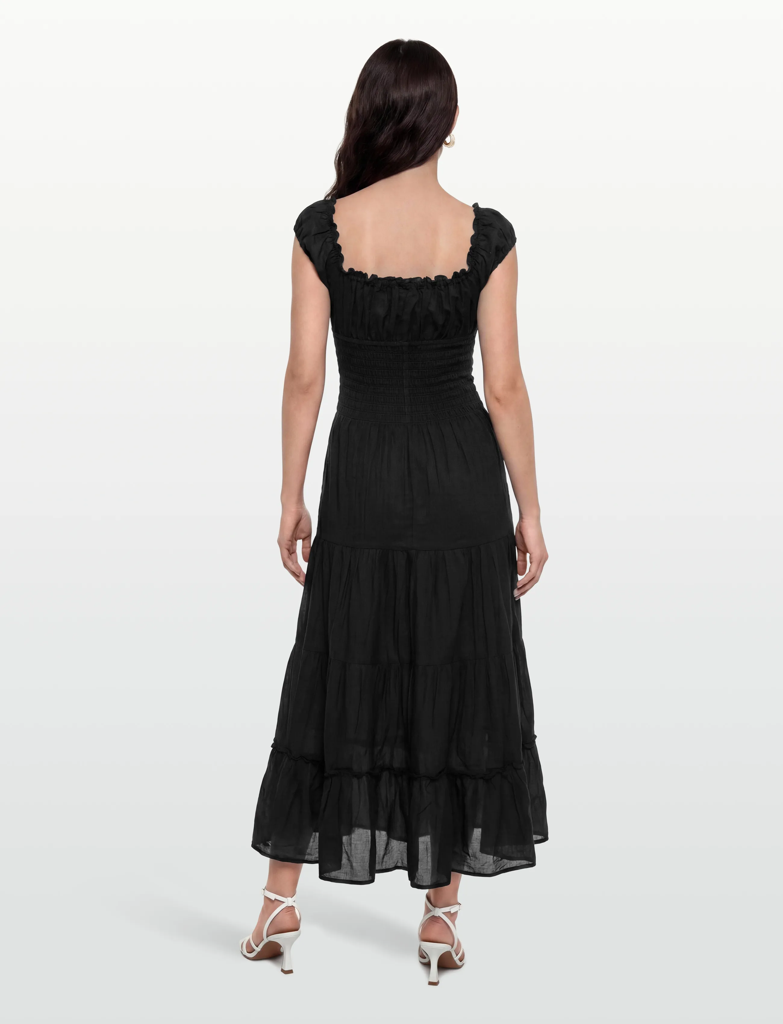 Gina Tricot - Smock dress - sommerkjoler - black (9000) - 4
