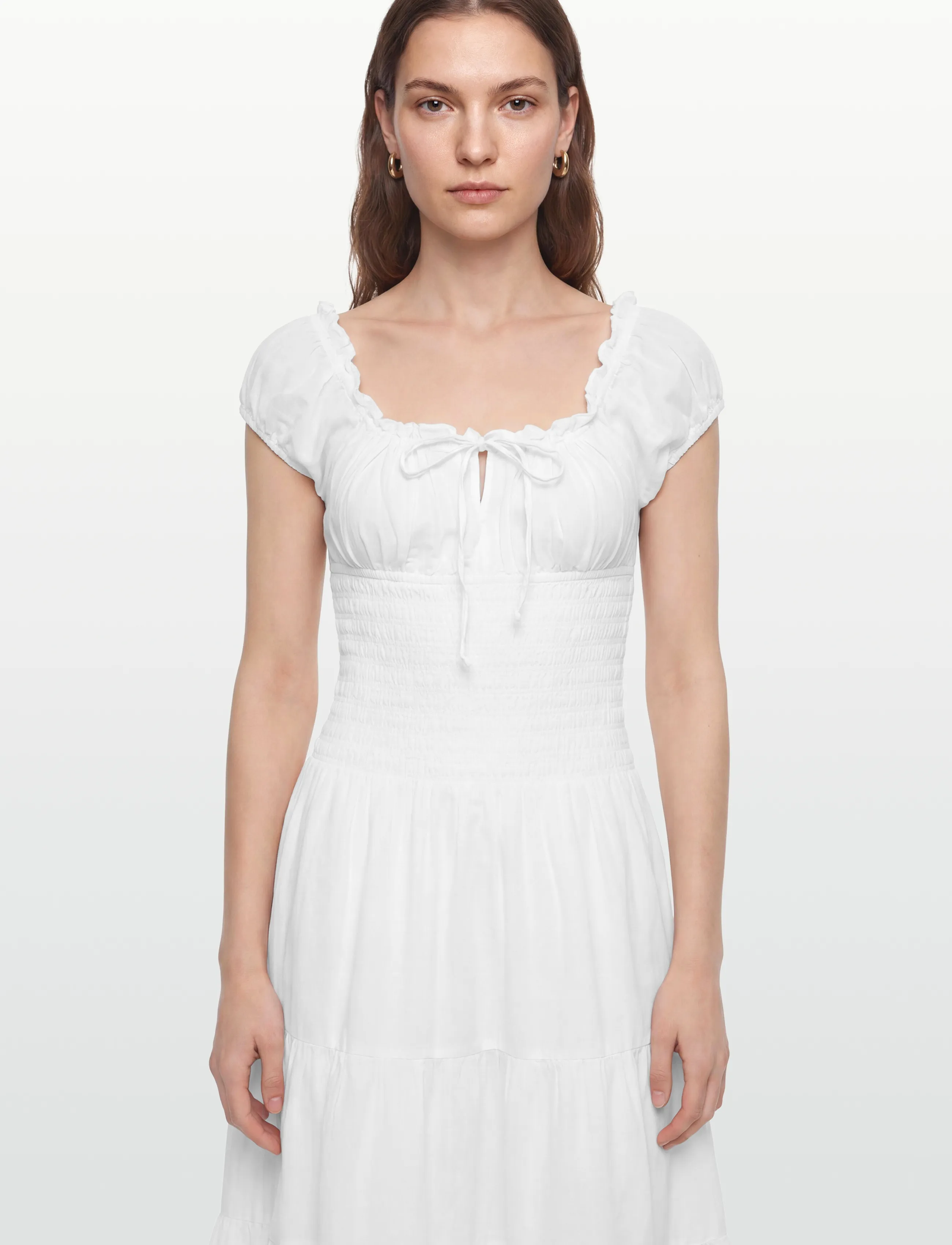 Gina Tricot - Smock dress - summer dresses - white (1000) - 3