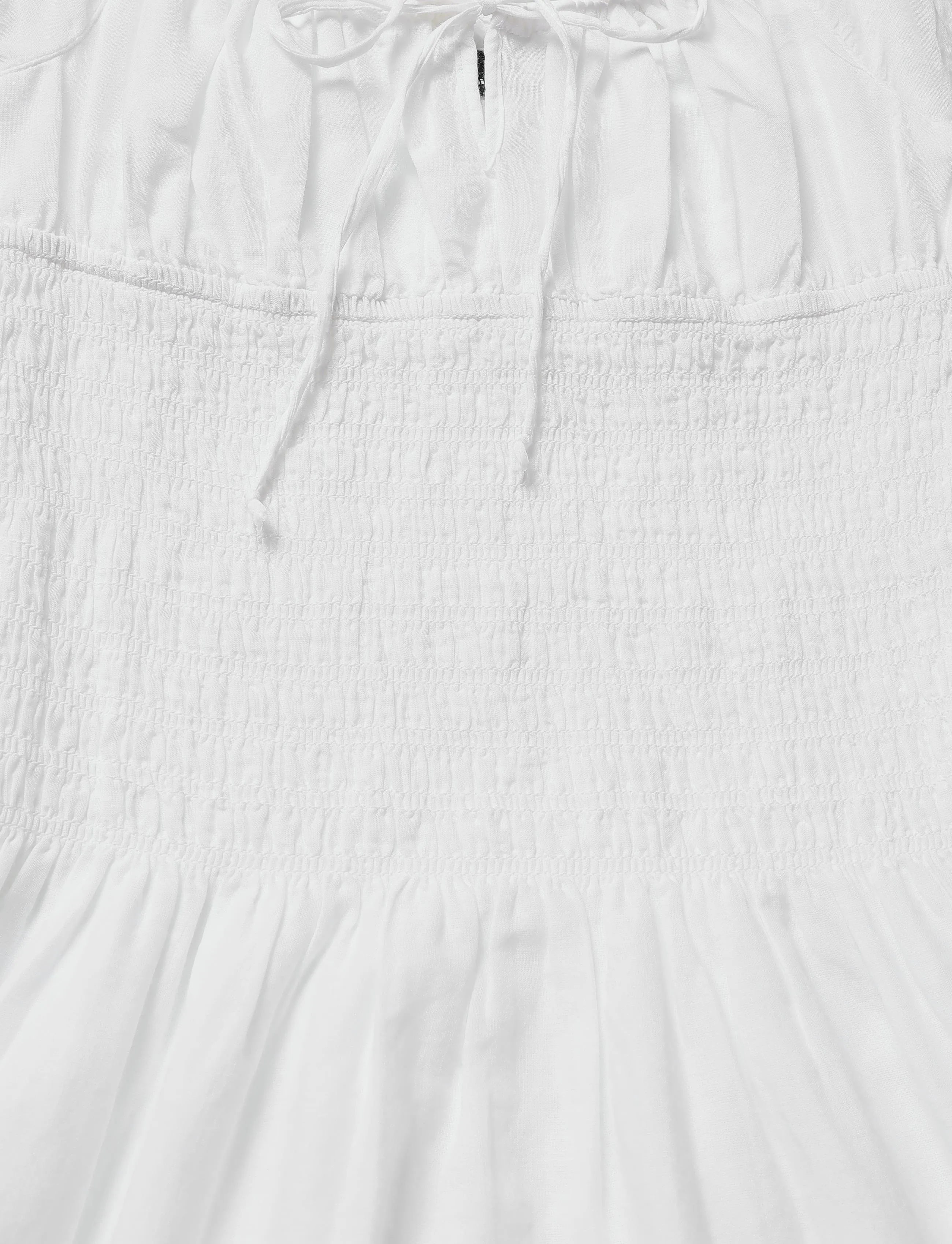 Gina Tricot - Smock dress - sommerkleider - white (1000) - 2