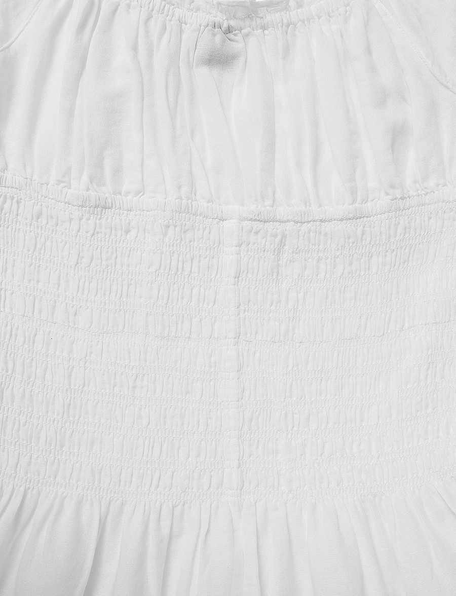 Gina Tricot - Smock dress - sommerkleider - white (1000) - 4
