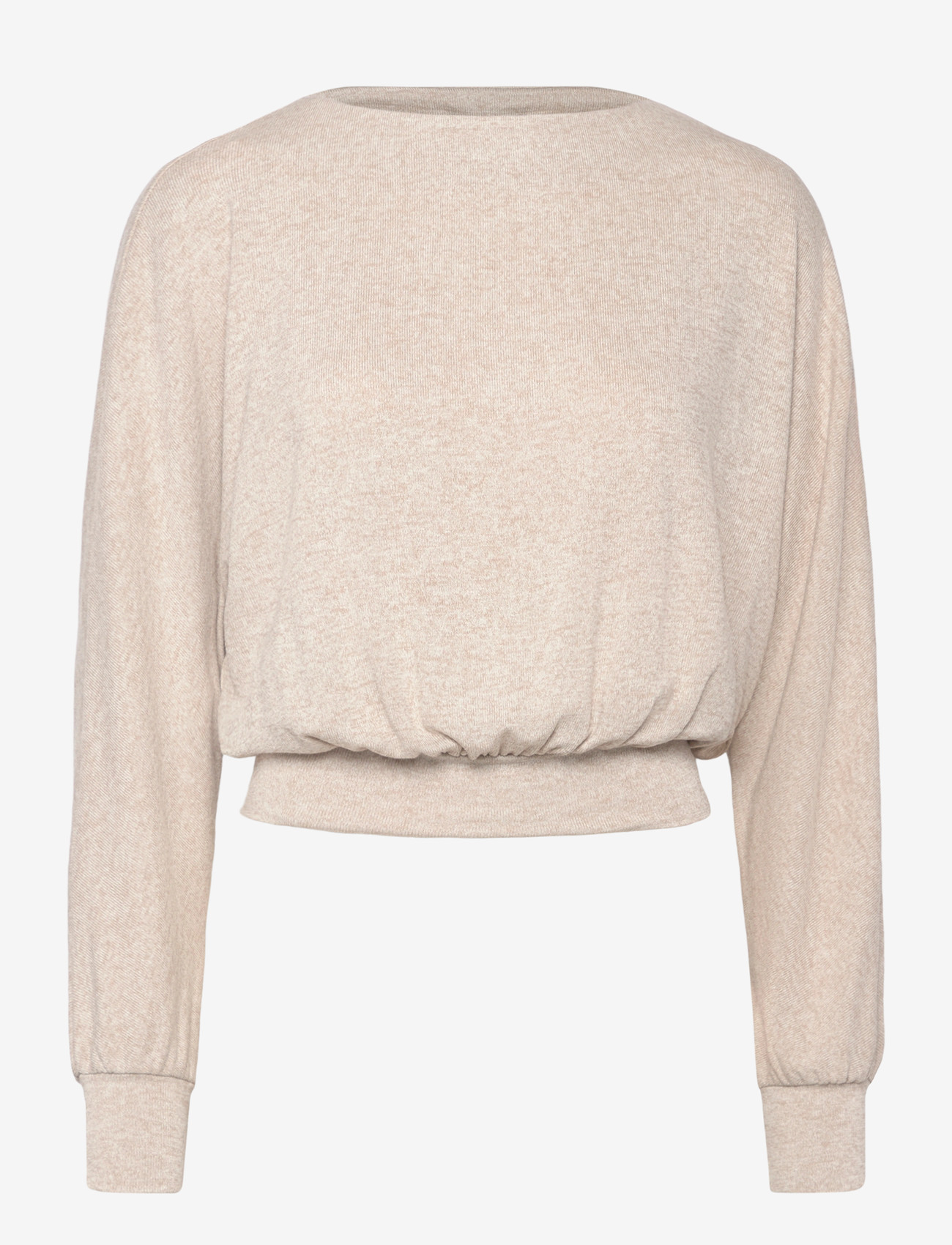 Gina Tricot - Boatneck top - fashion trends - beige melange (1186) - 0