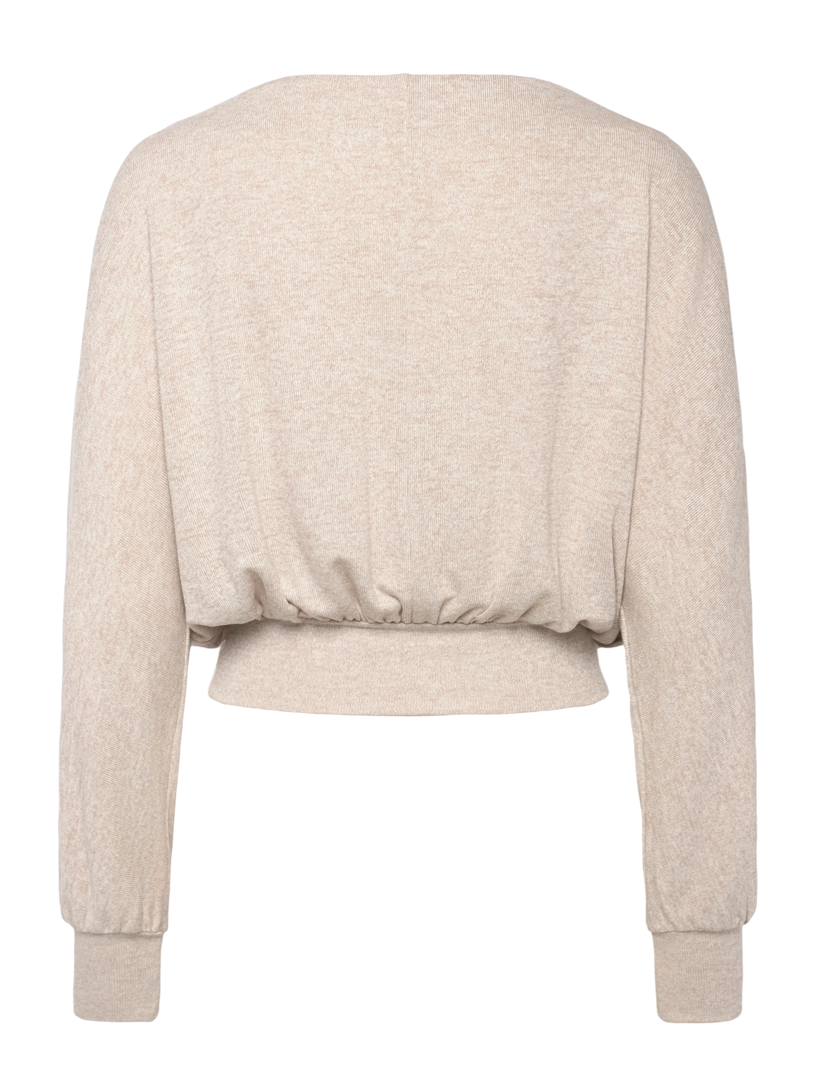 Gina Tricot - Boatneck top - dressipluusid - beige melange (1186) - 2