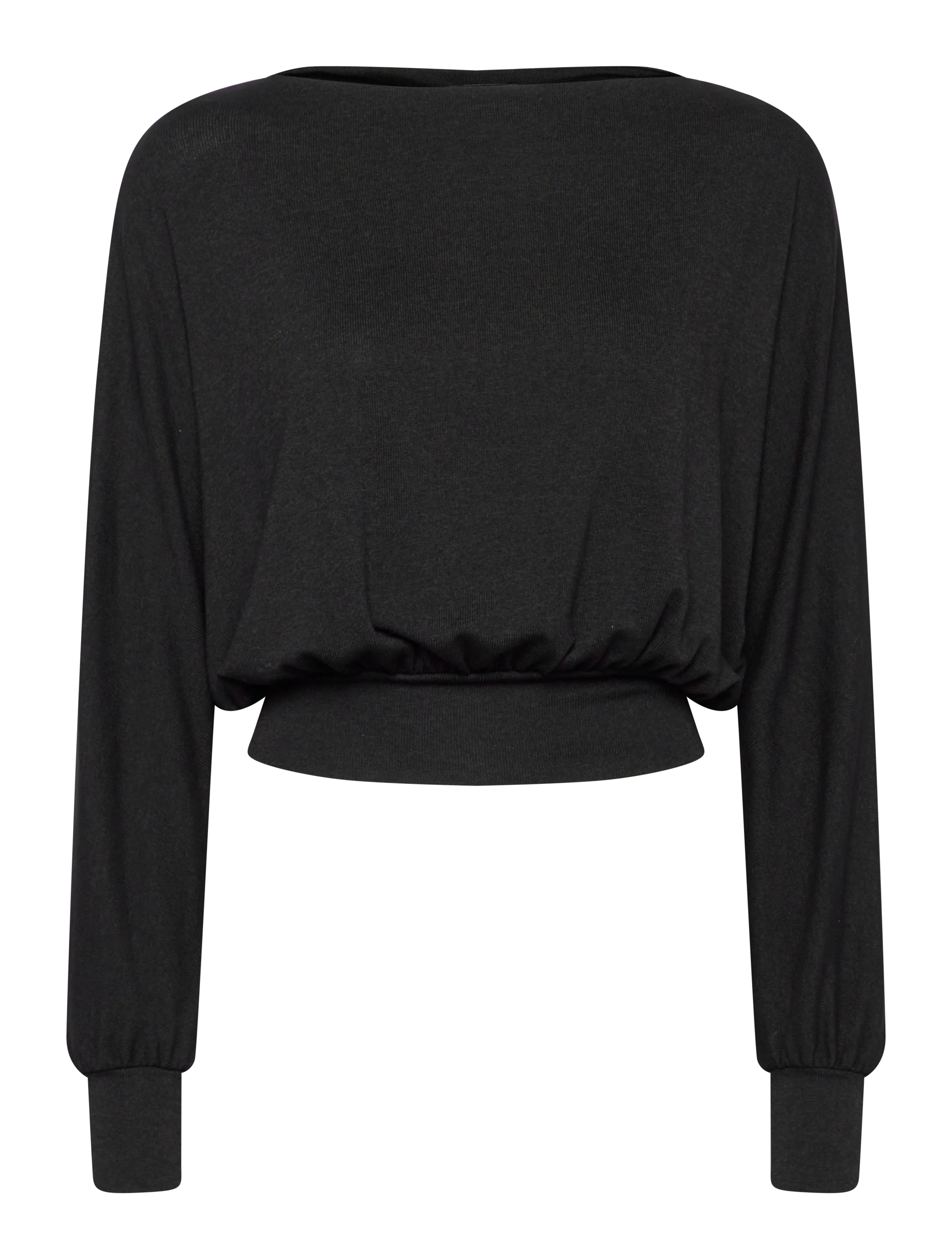 Boatneck top - BLACK (9000)